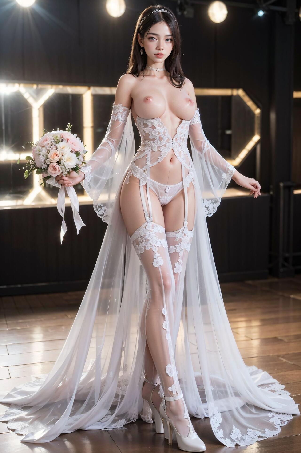 Aaliyah Illustration AI-095 ❤Bride❤