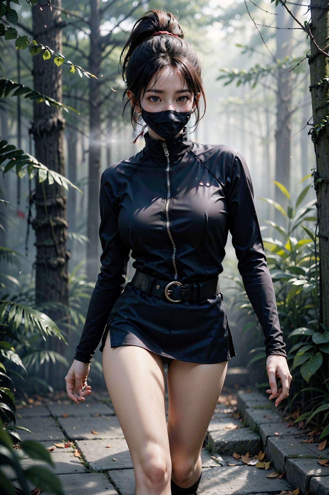 Aaliyah Illustration AI-096 ❤Female Ninja❤