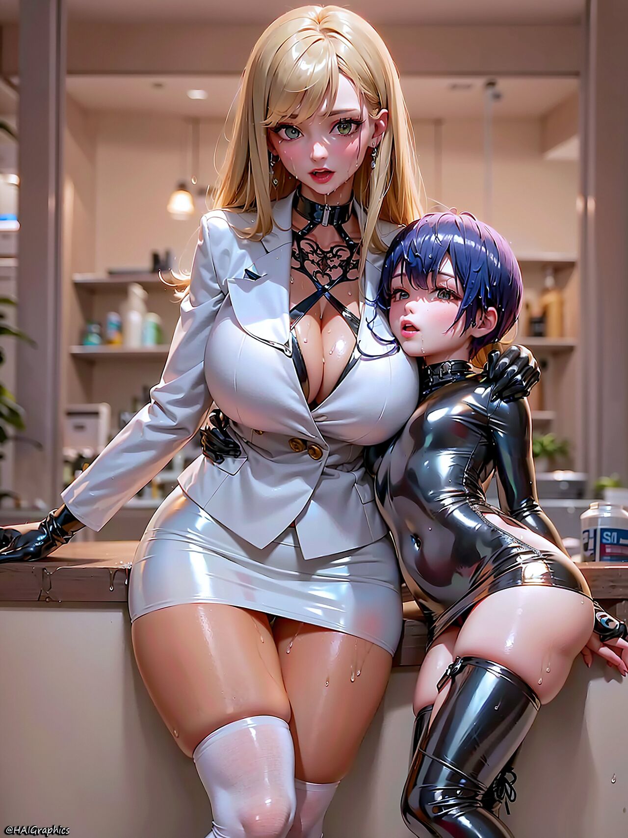 Shiny latex girls by Haigraphics - updated August 24, 2023 14