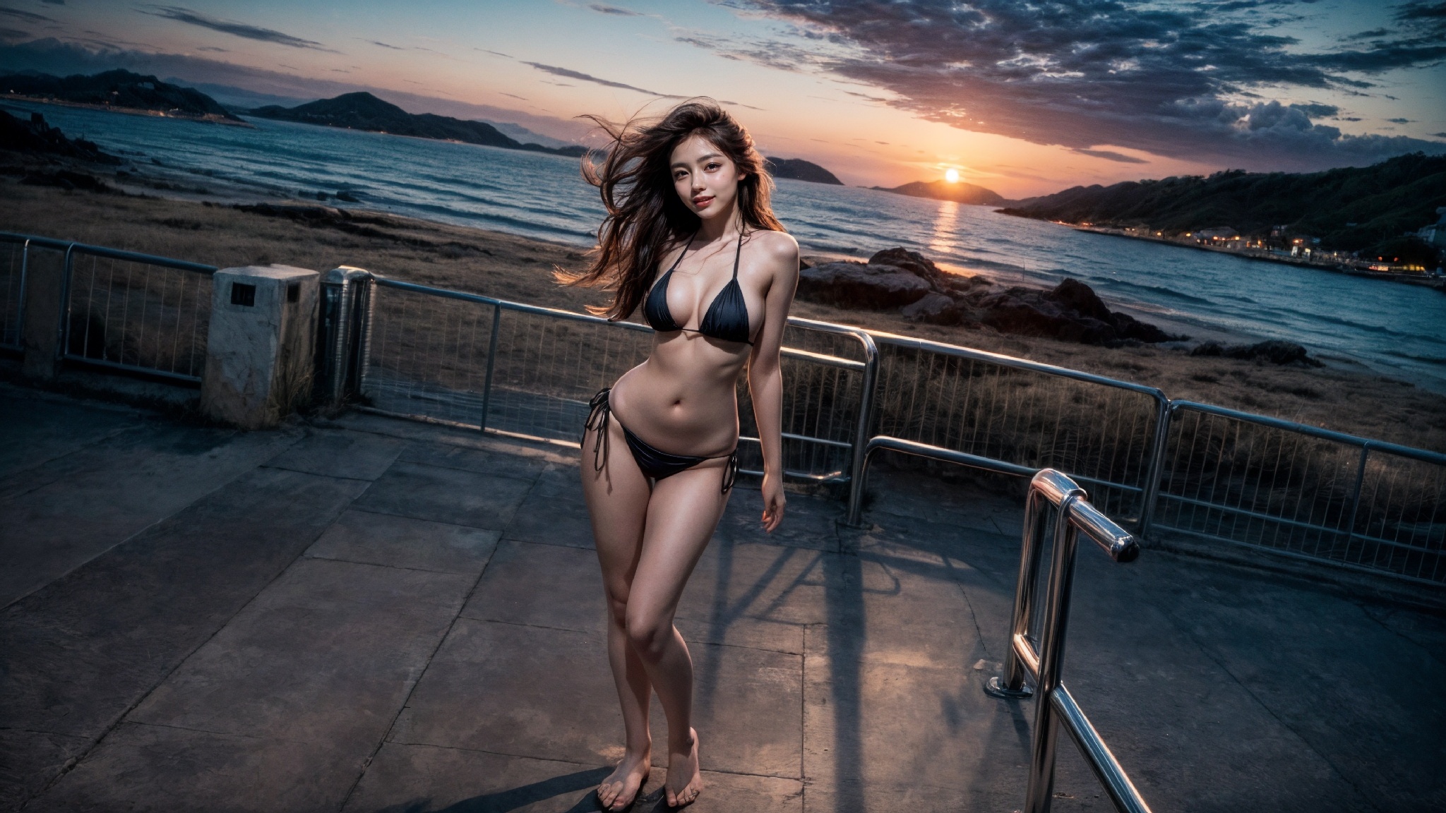 beach bikini girls