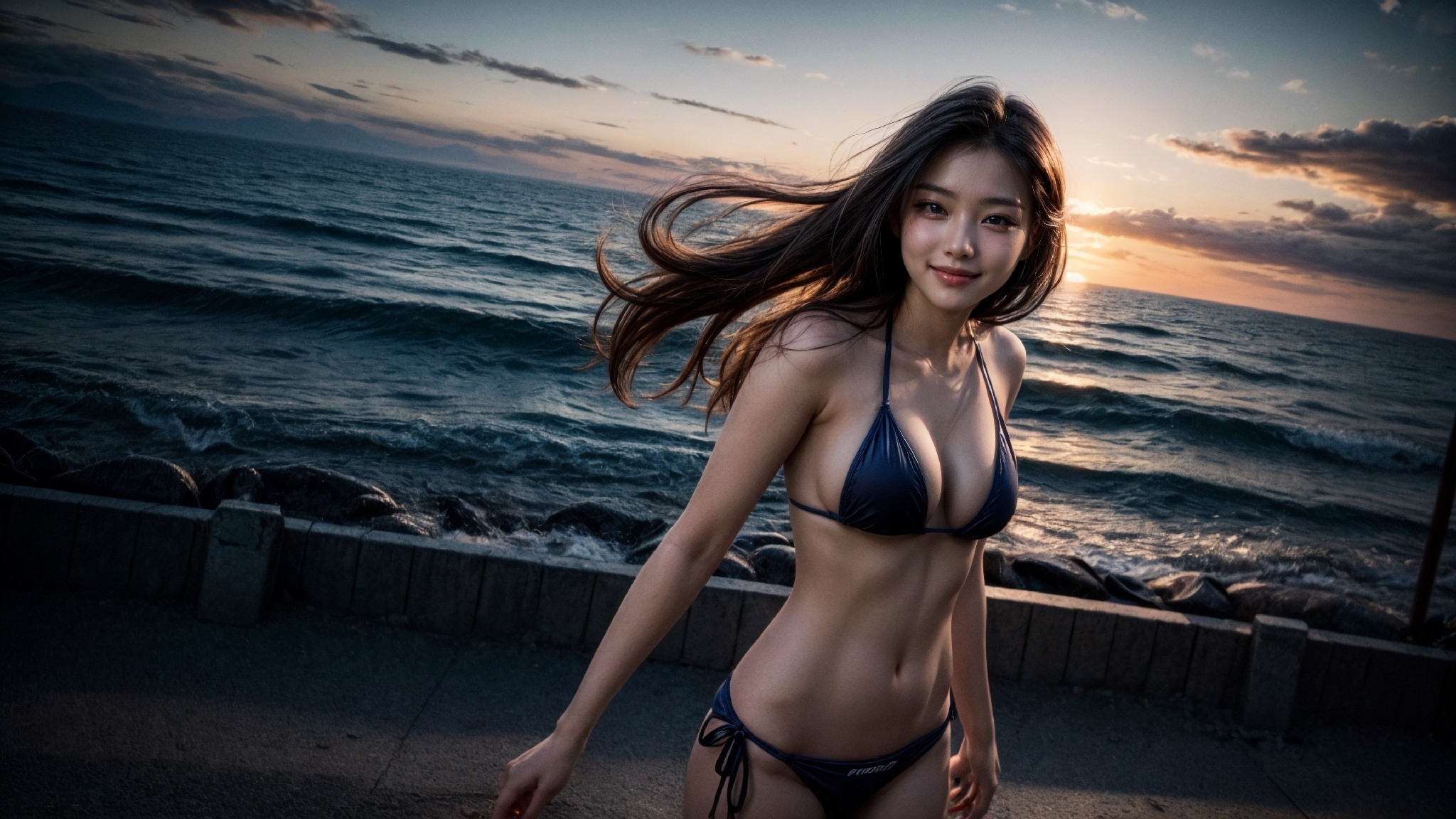 beach bikini girls