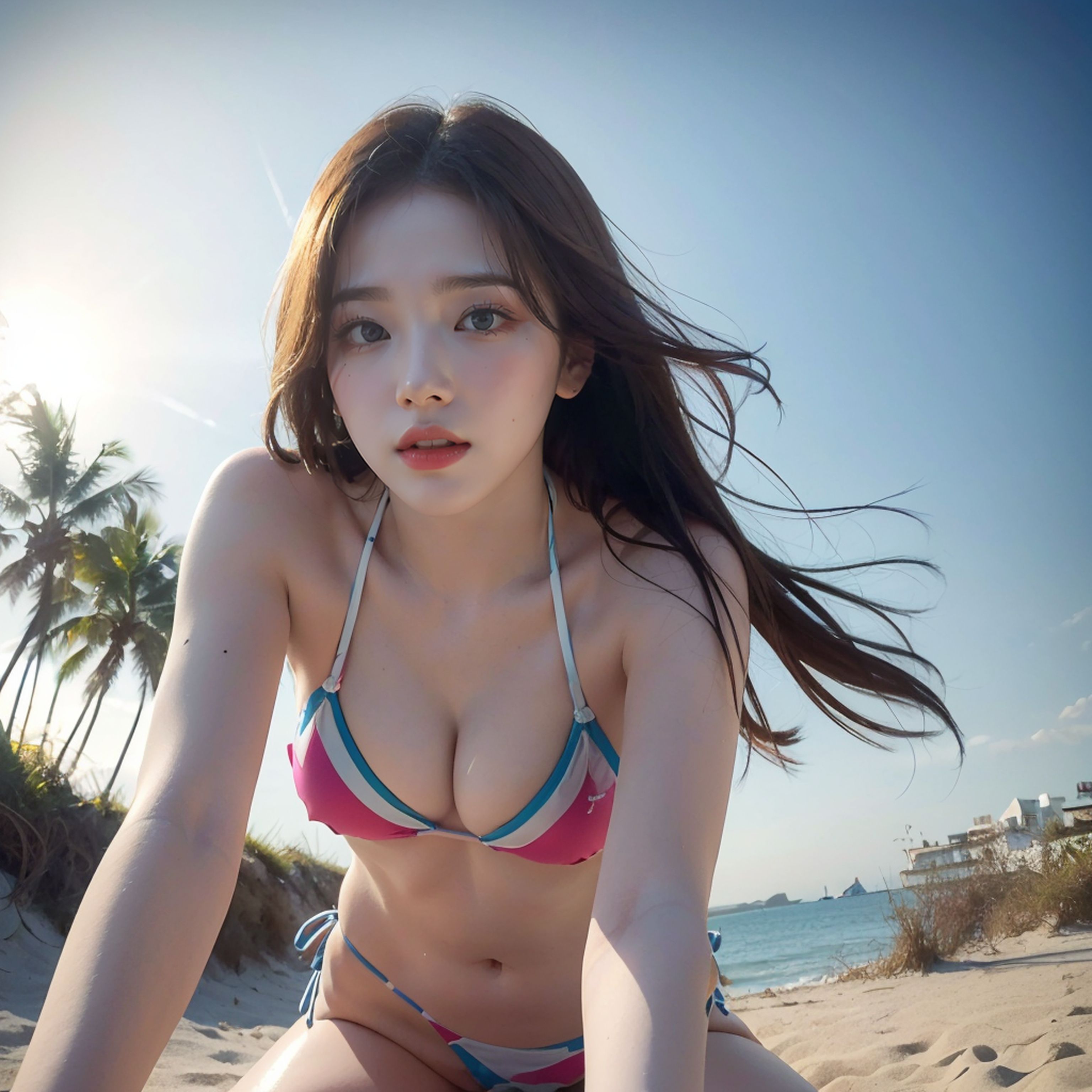 Blue Bikini