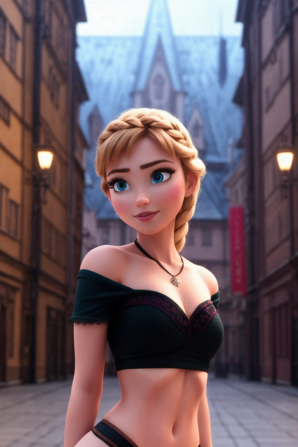 Aaliyah Illustration AI-211 ❤Frozen-Elsa❤