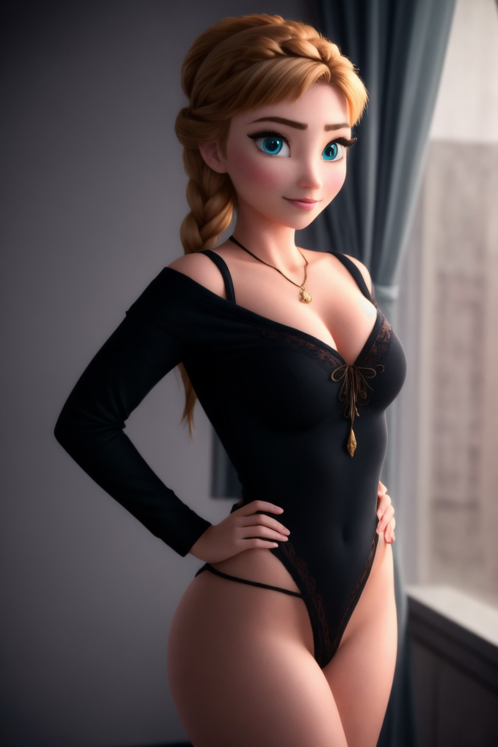 Aaliyah Illustration AI-211 ❤Frozen-Elsa❤