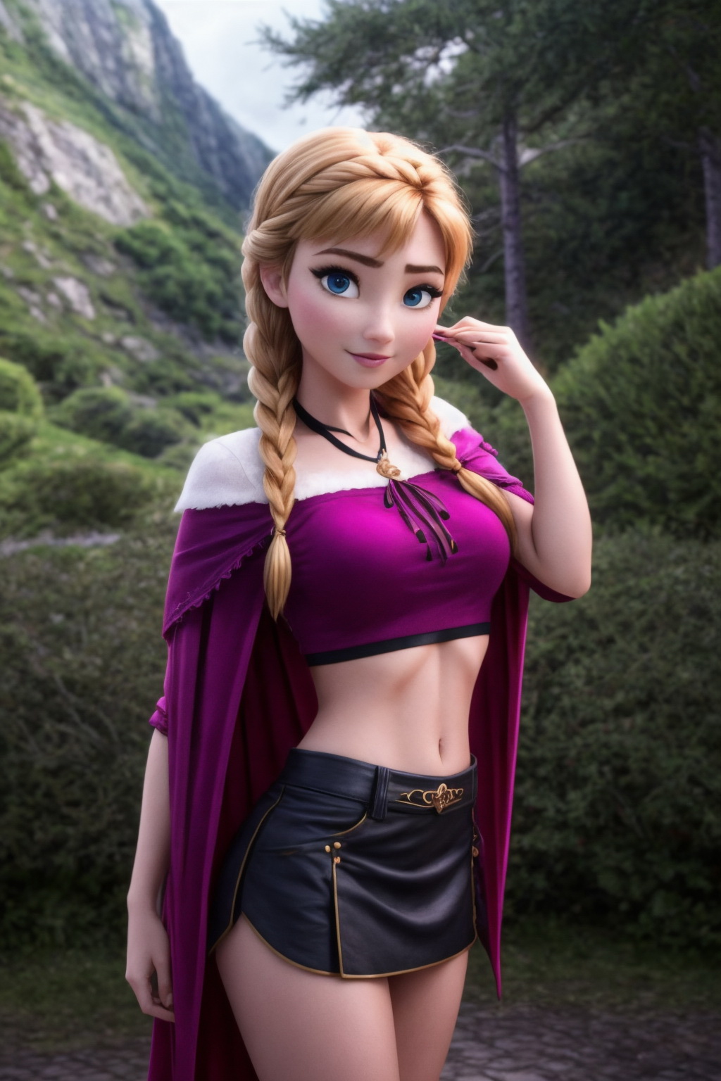 Aaliyah Illustration AI-211 ❤Frozen-Elsa❤
