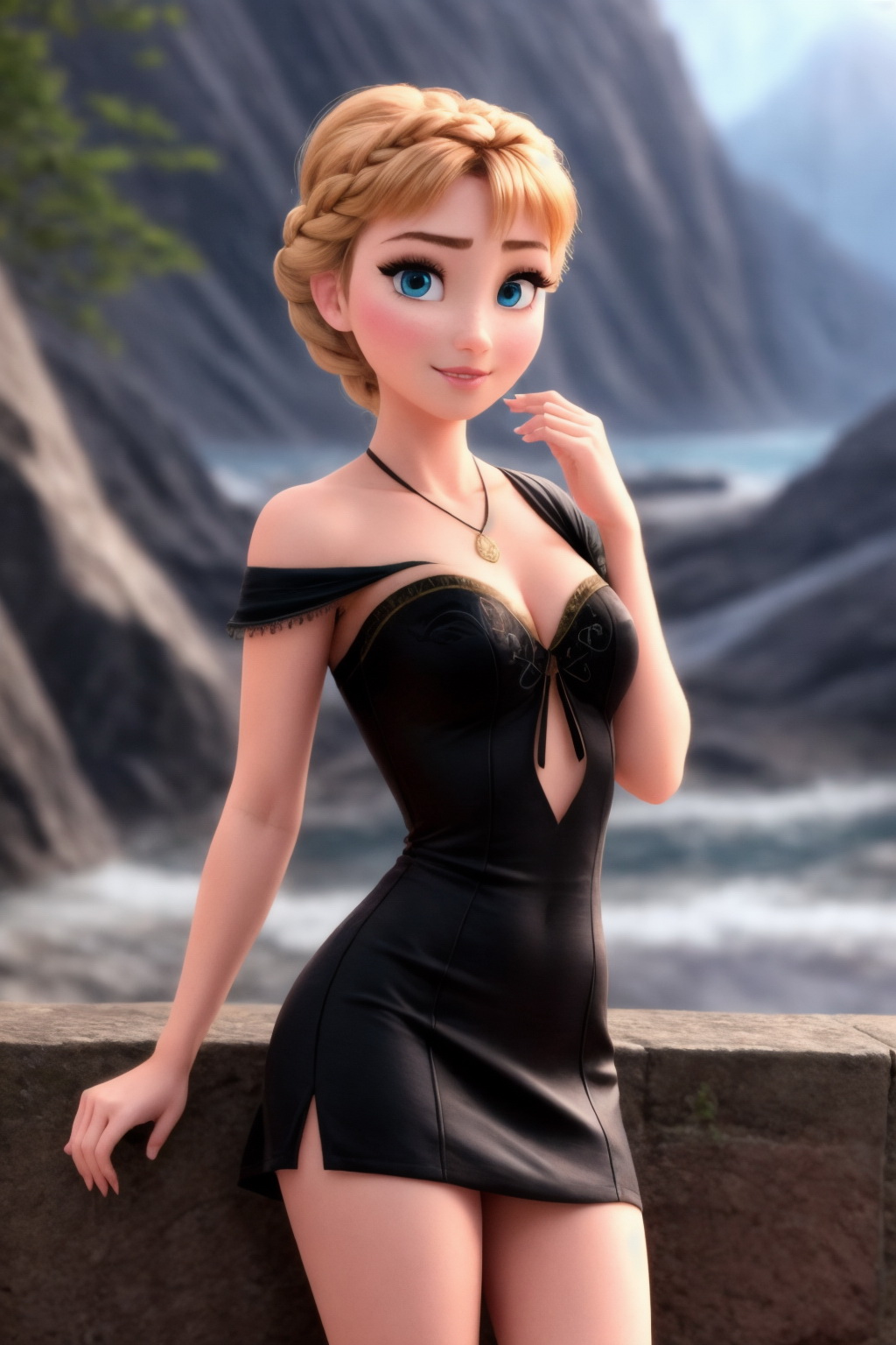 Aaliyah Illustration AI-211 ❤Frozen-Elsa❤