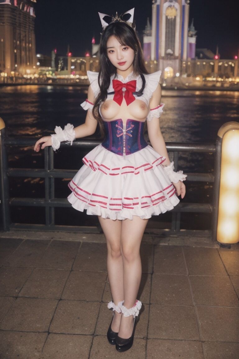 Aaliyah Illustration AI-242 ❤Mini Skirt Girl❤ - 貼圖 - AI寫真 -