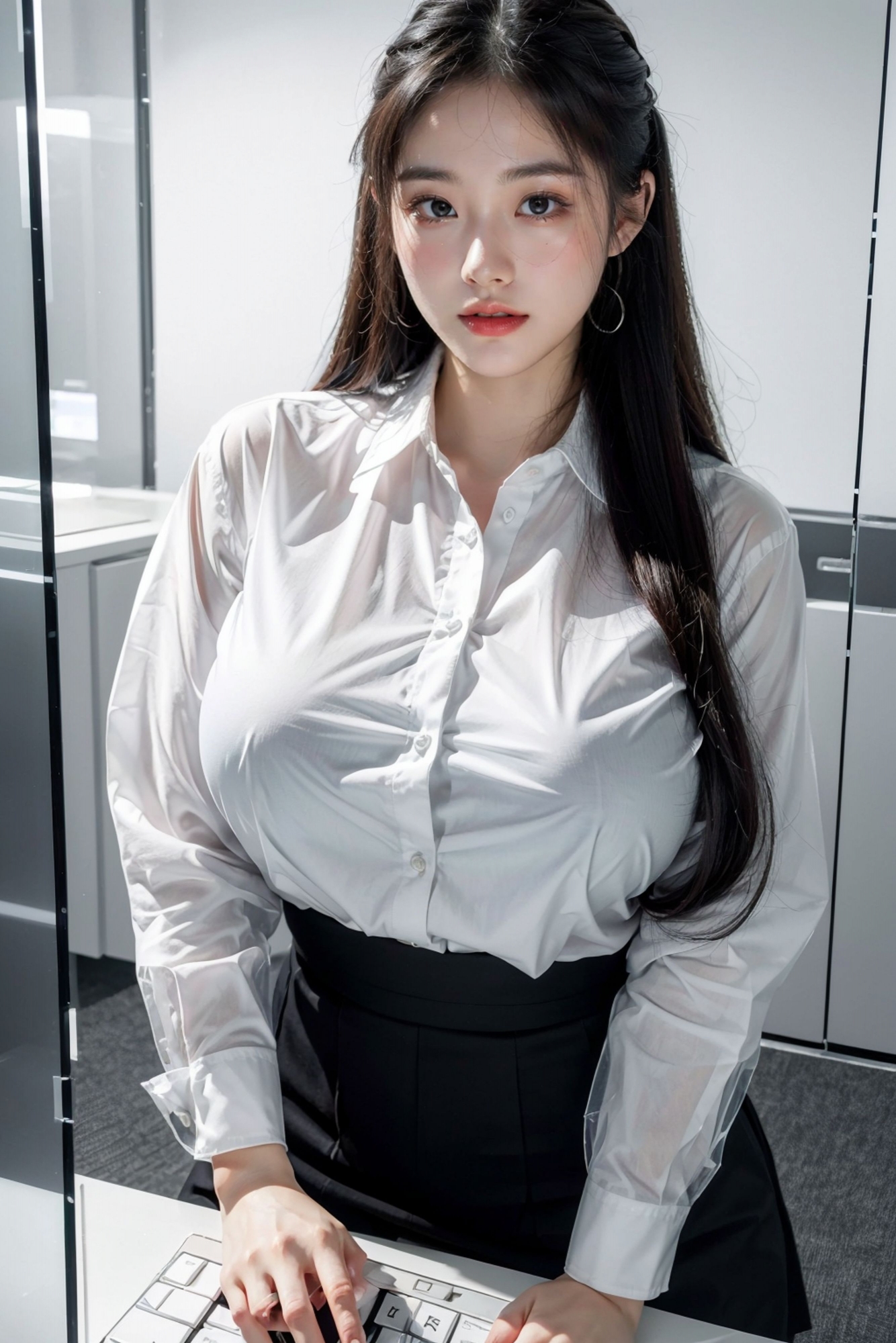 Office alone modelsmagz