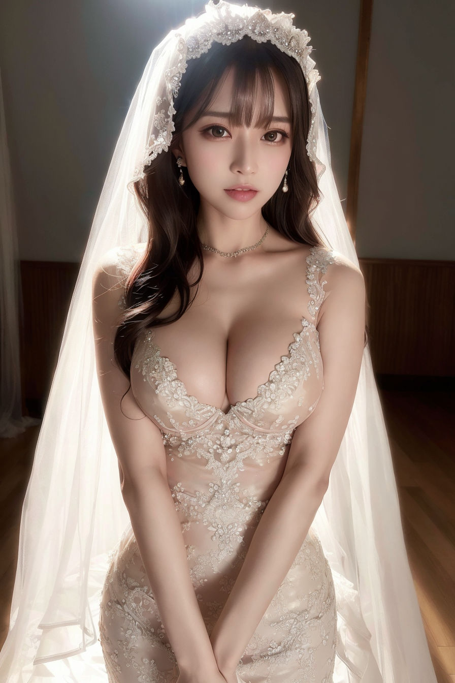 wedding gown /gaun/"