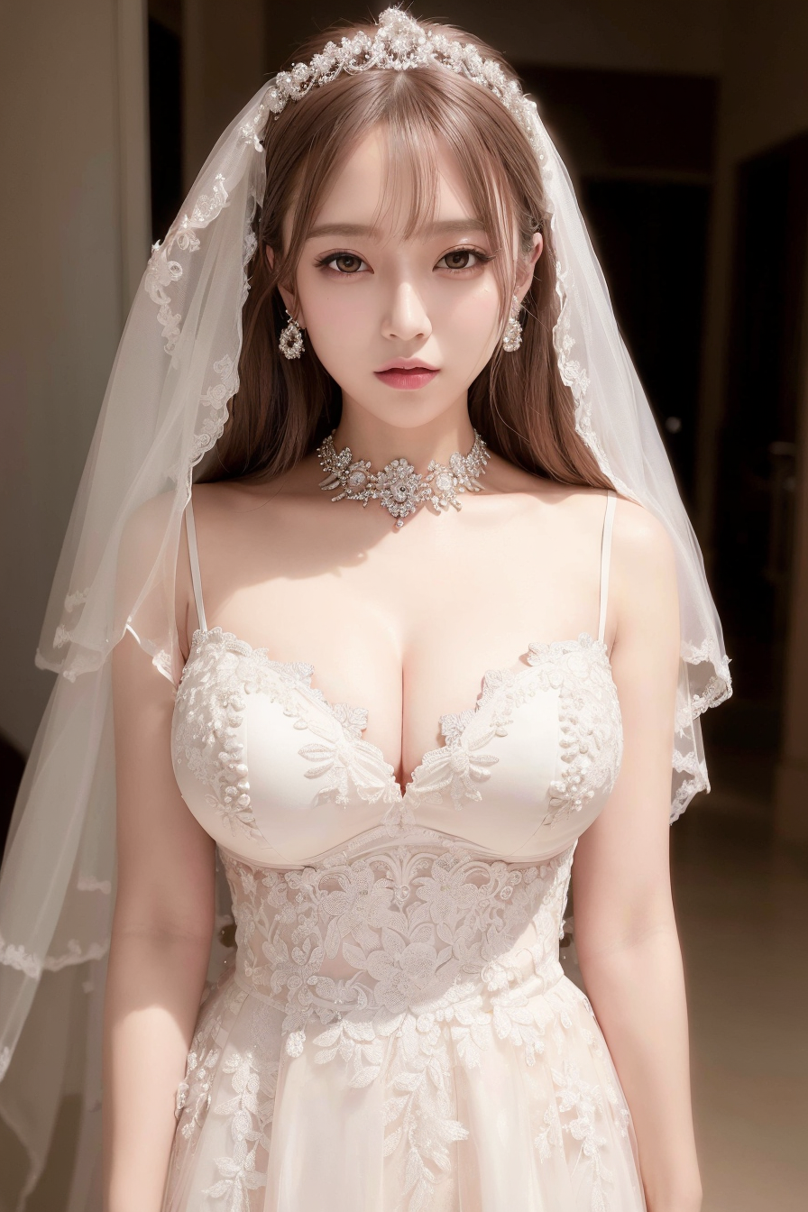 wedding gown /gaun/"