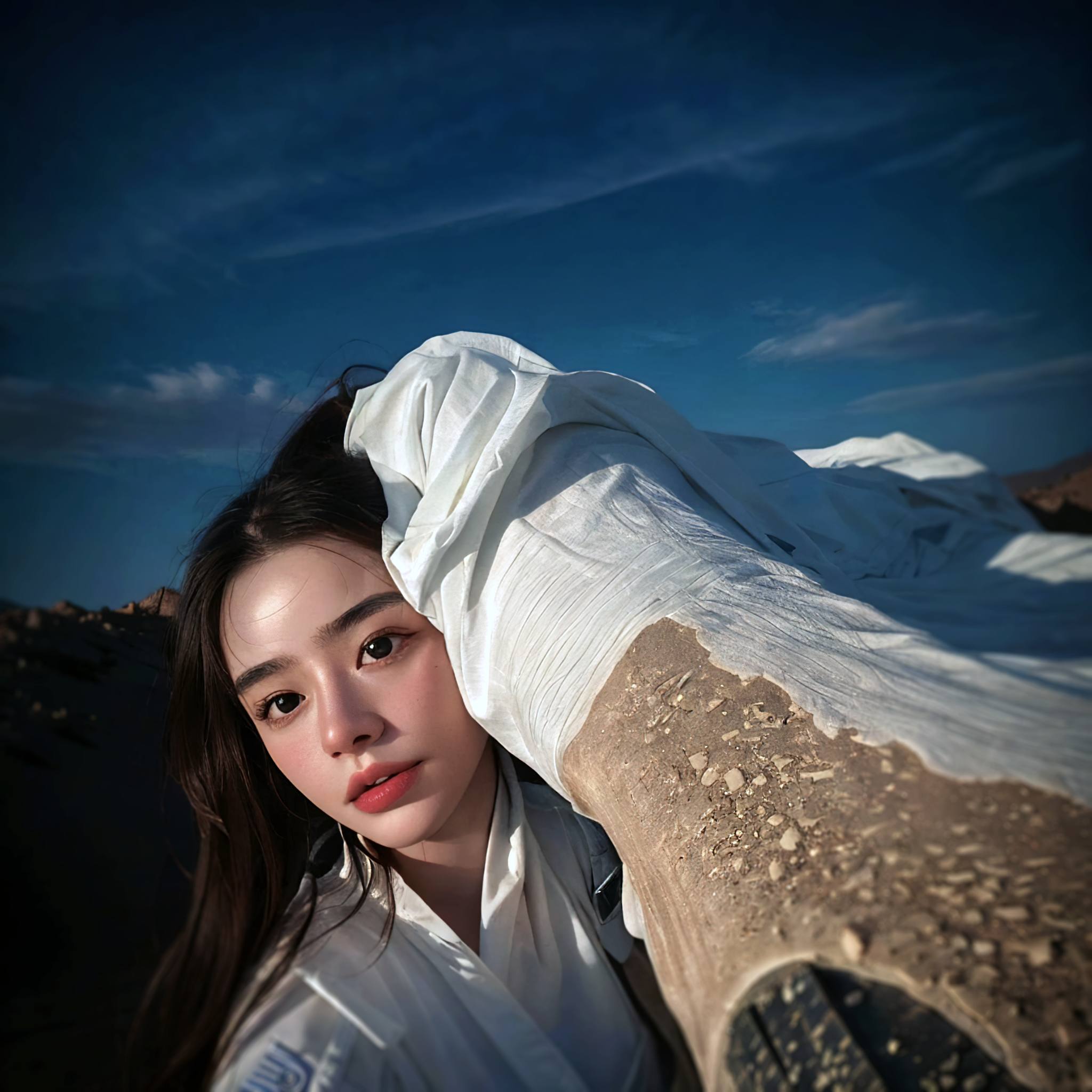 Desert White Rose