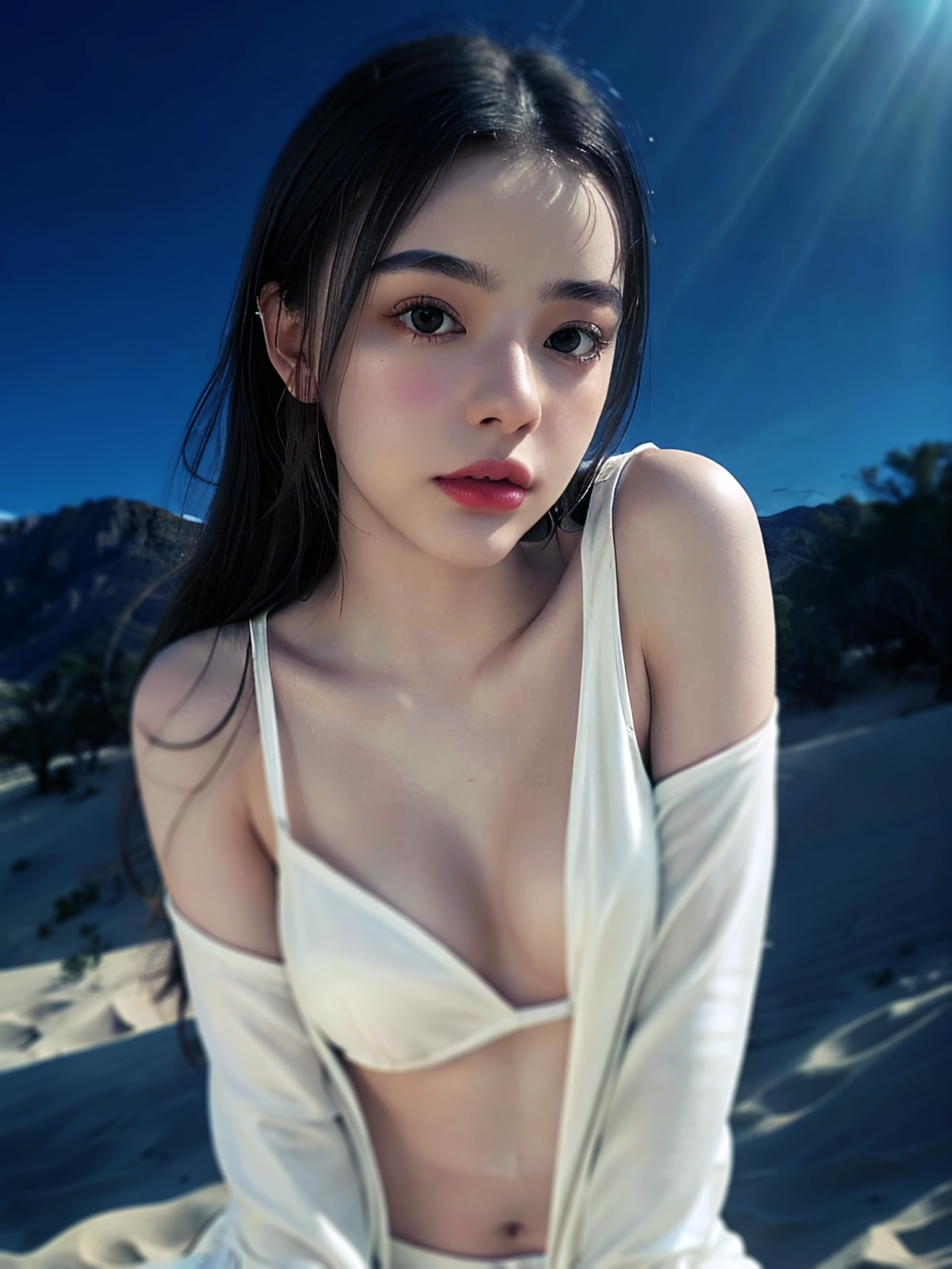 Desert White Rose