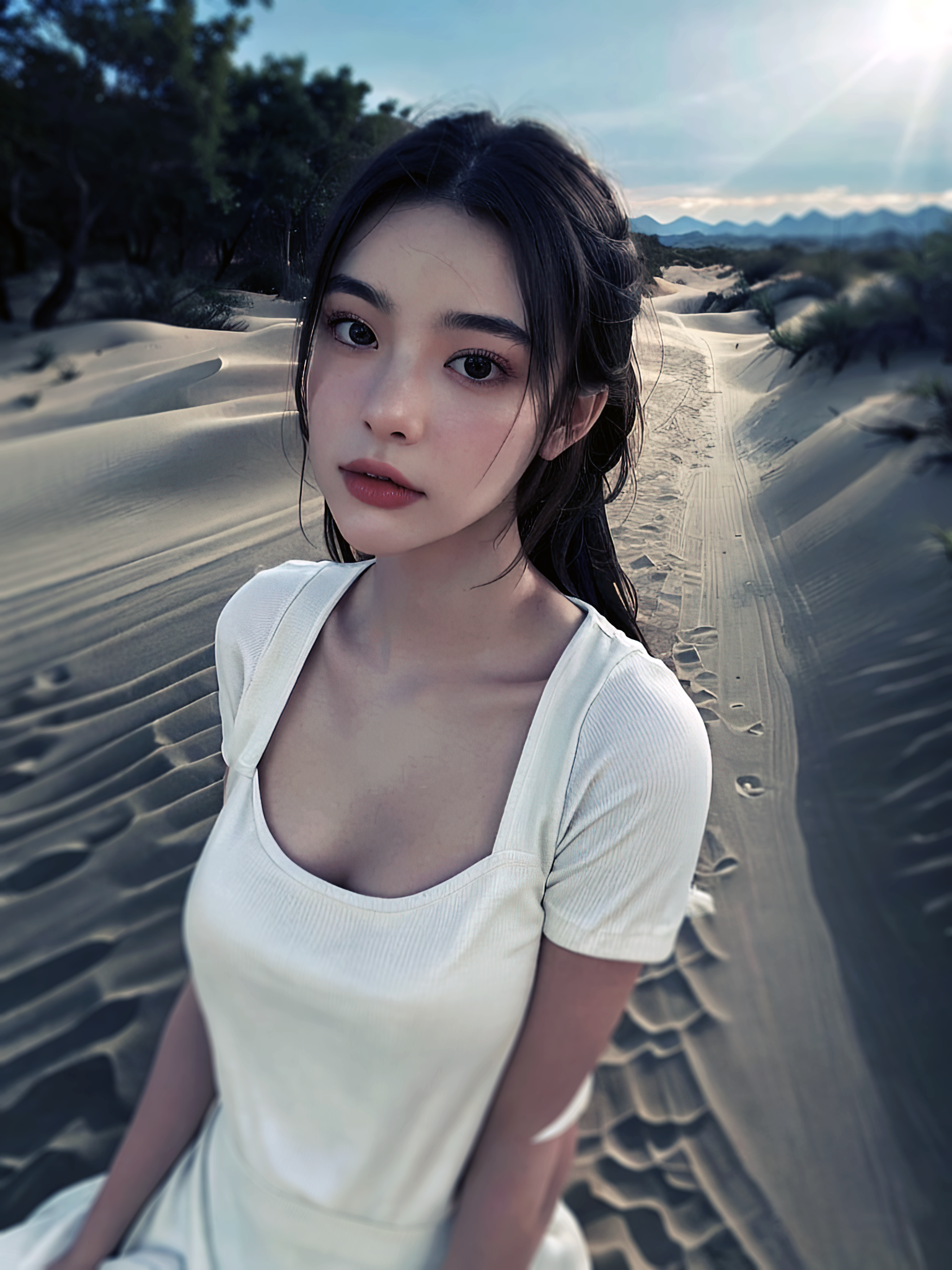 Desert White Rose