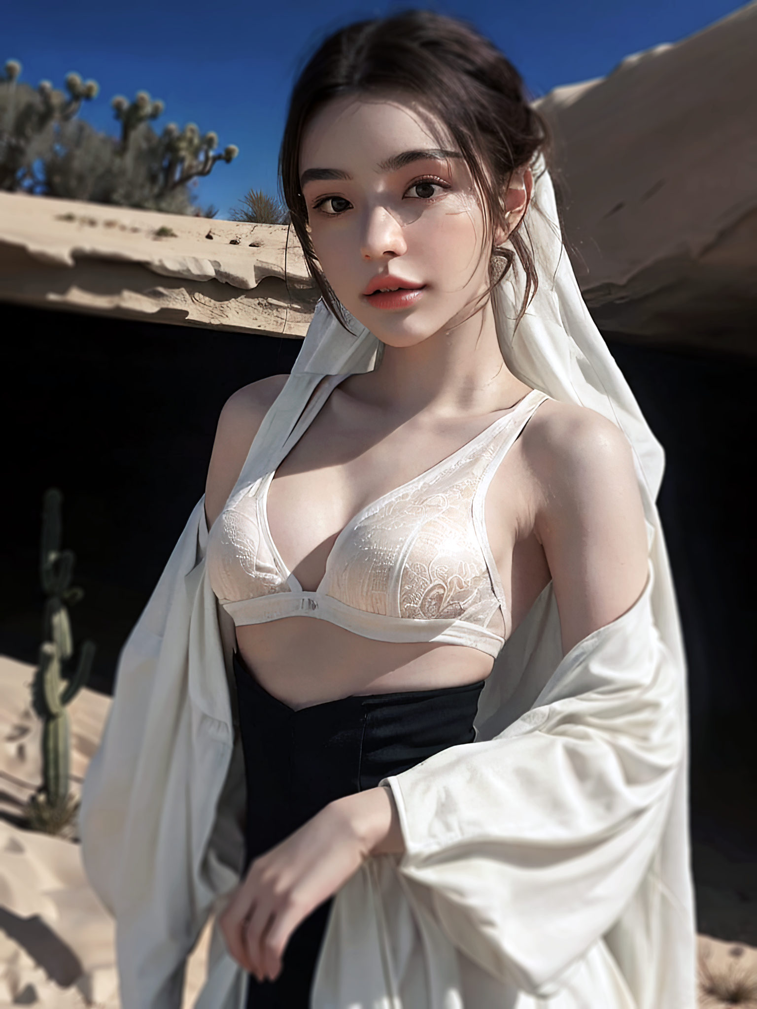 Desert White Rose