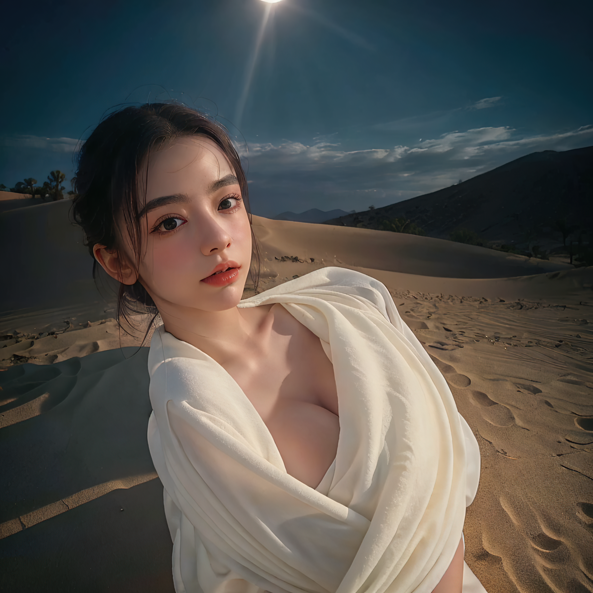 Desert White Rose