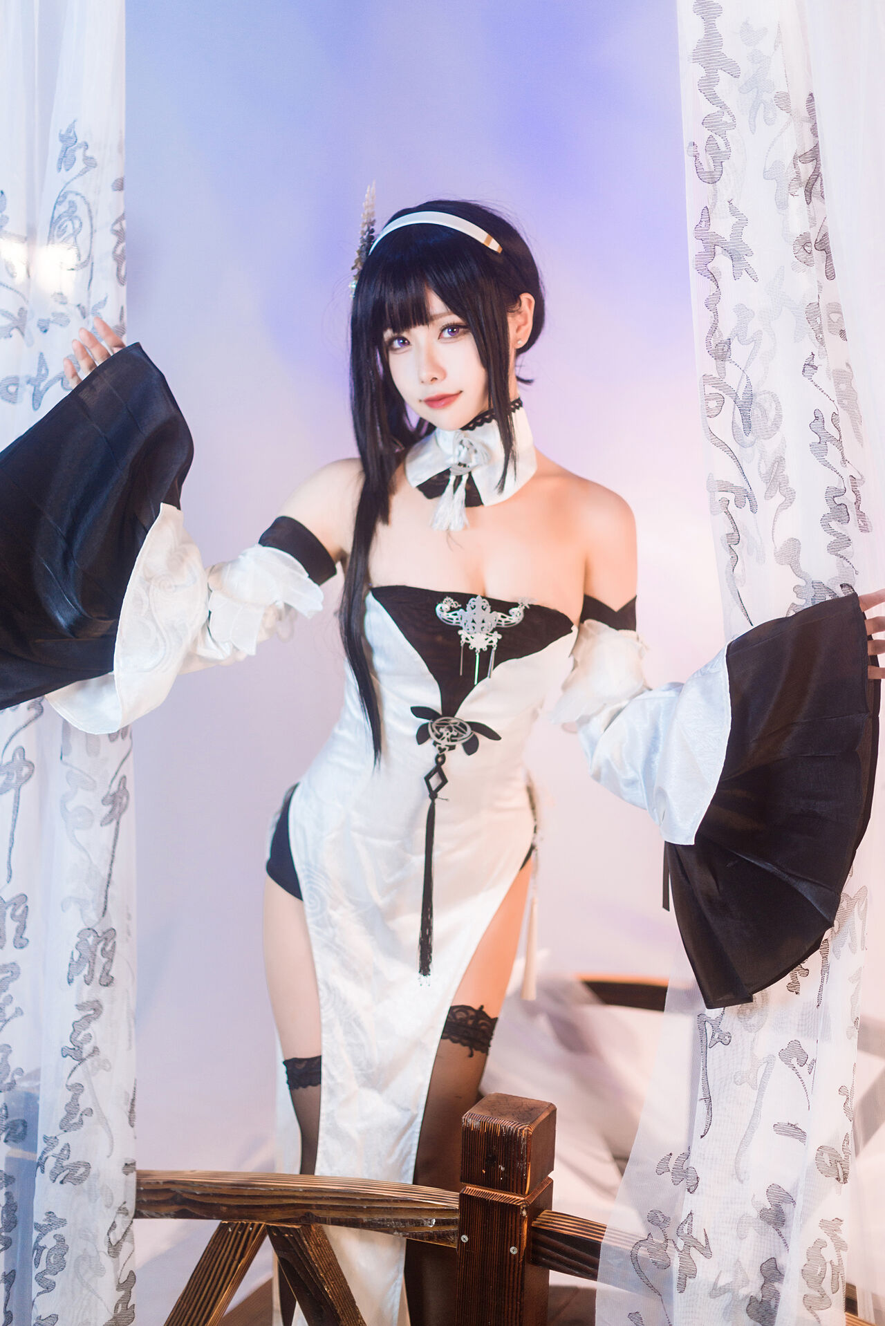 [Momoko葵葵]碧蓝航线镇海 默认皮肤＆奇奢花苑-10