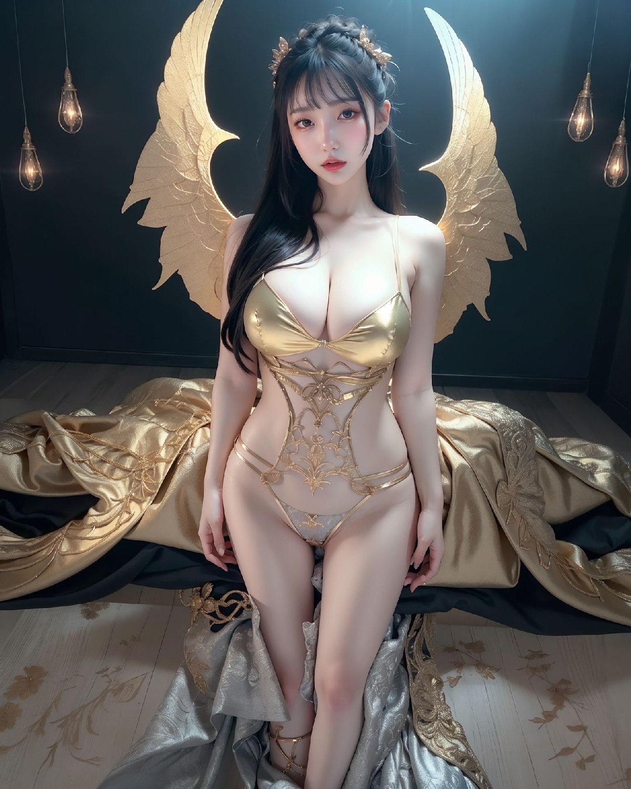 Golden wings