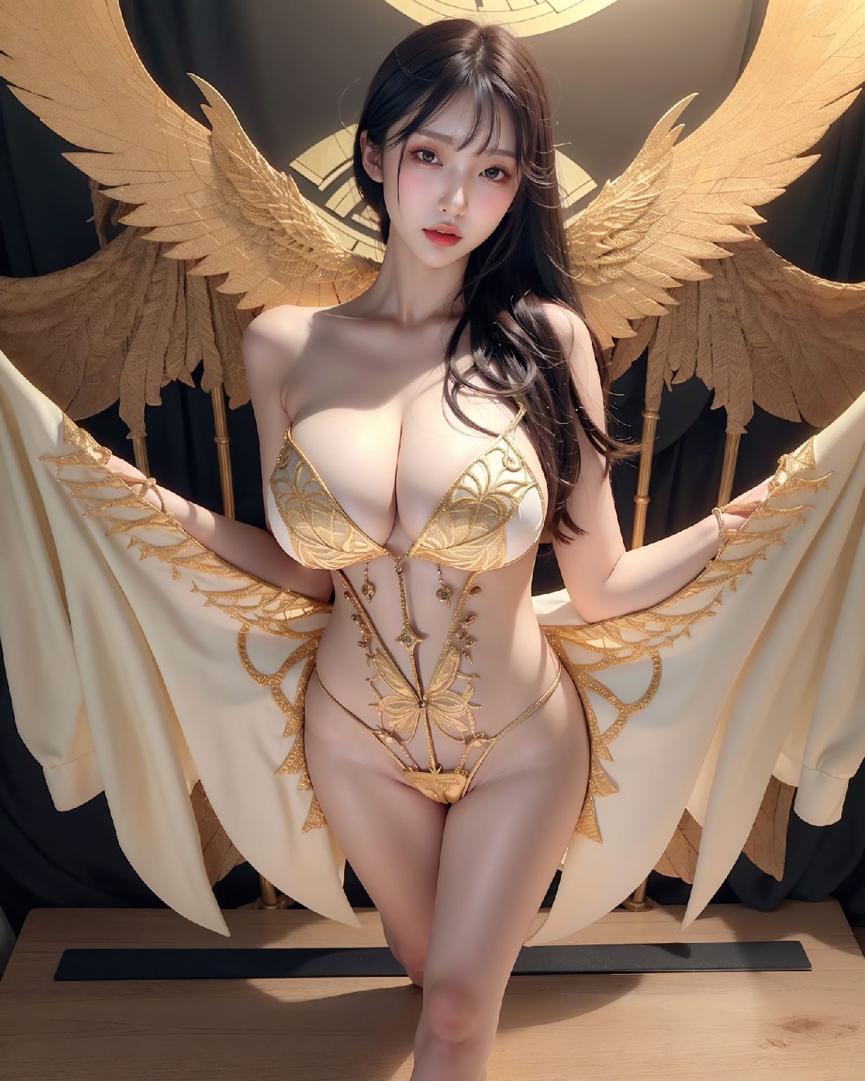 Golden wings