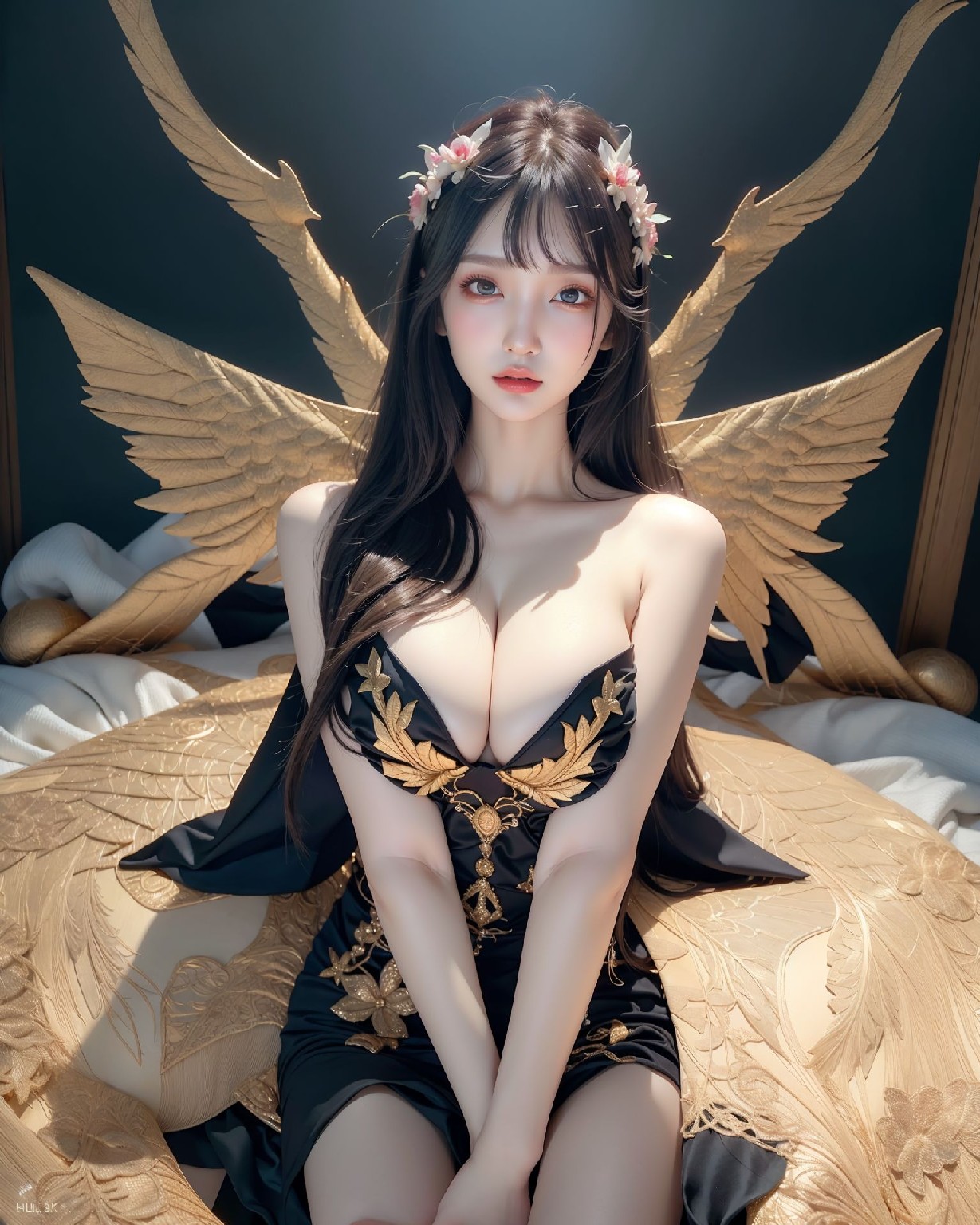Golden wings