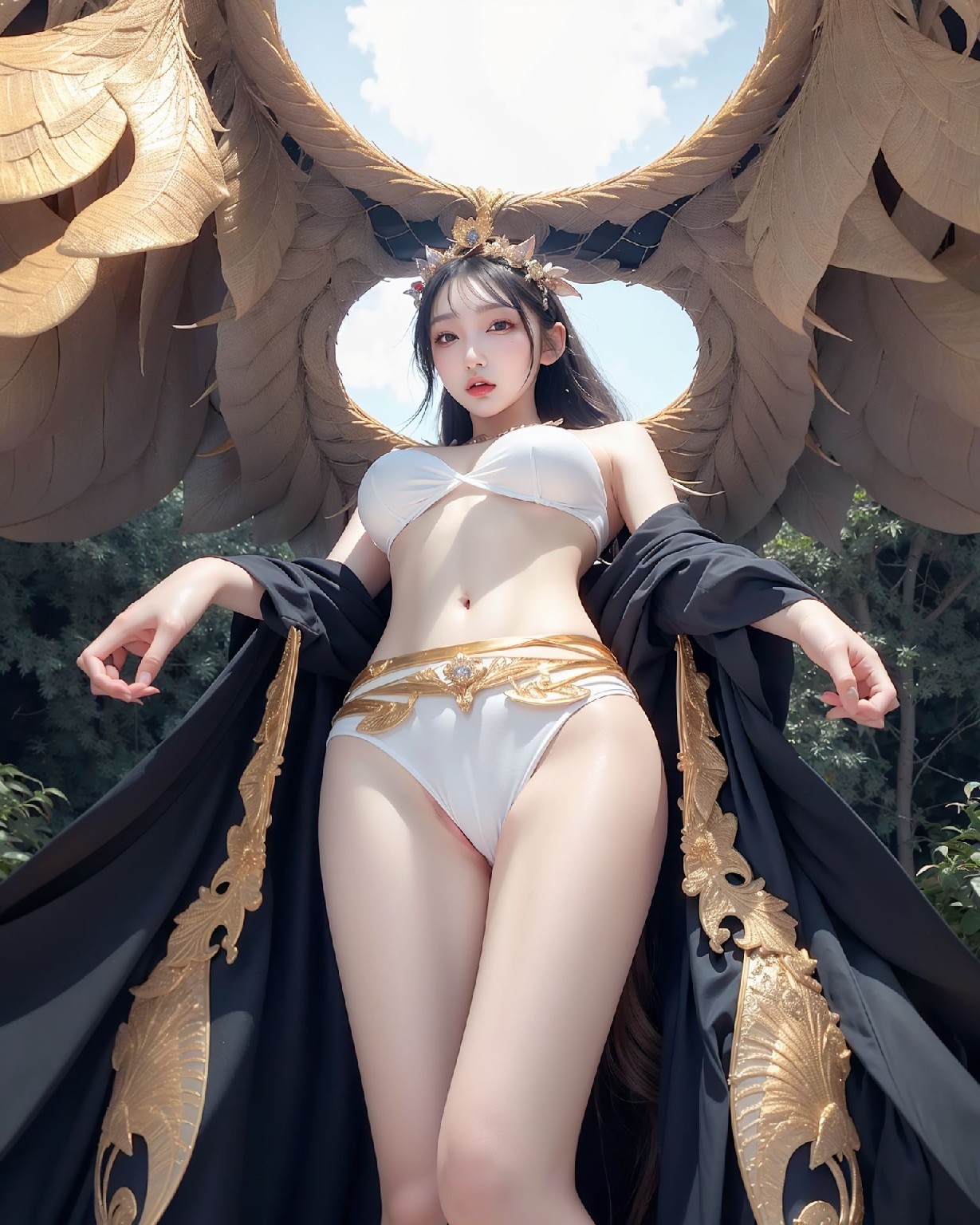 Golden wings