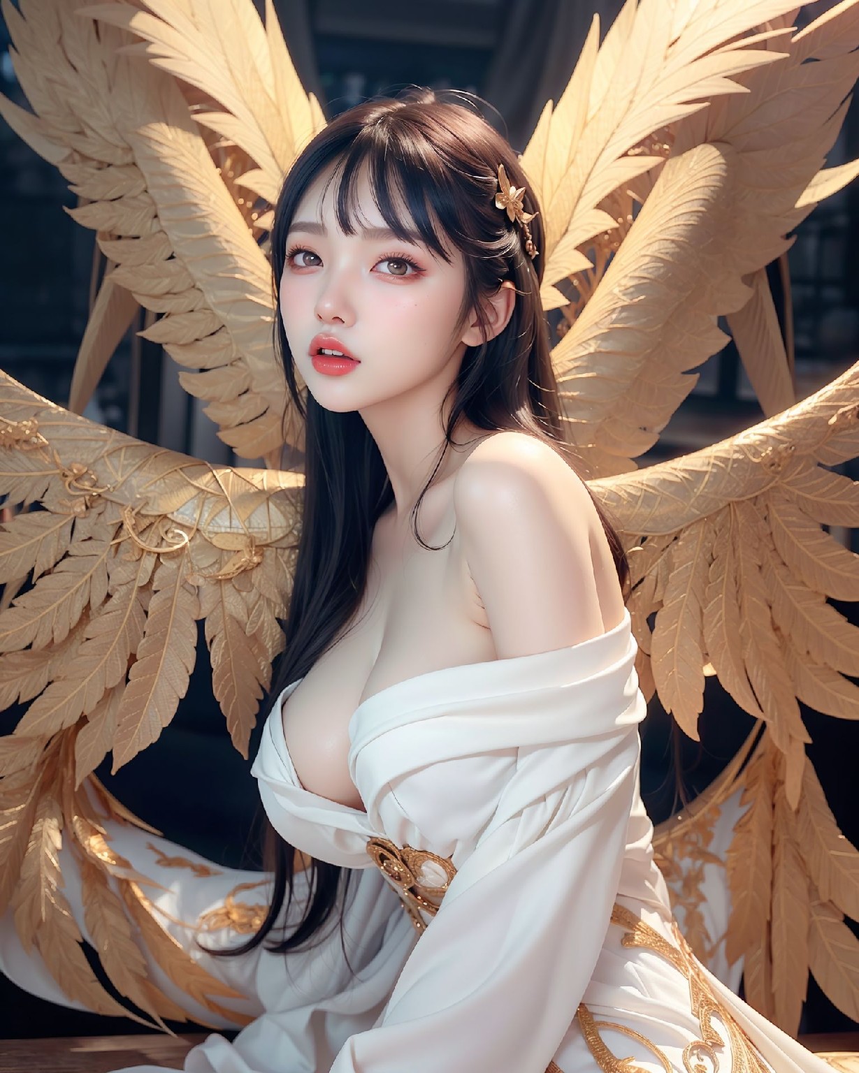 Golden wings