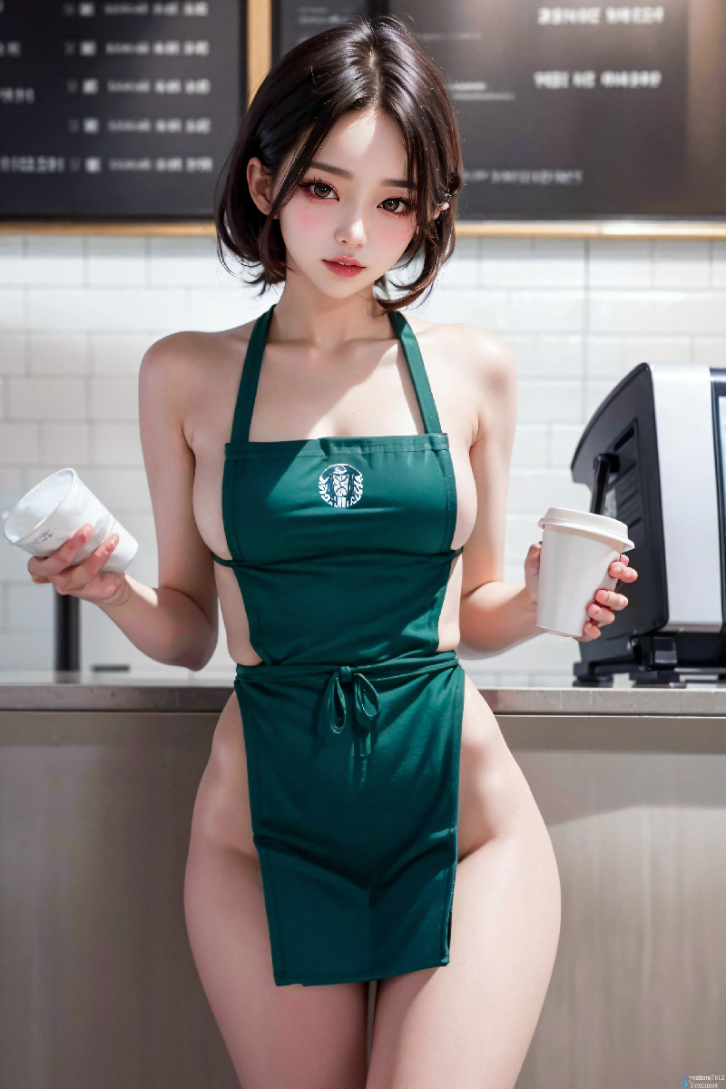 She makes coffee