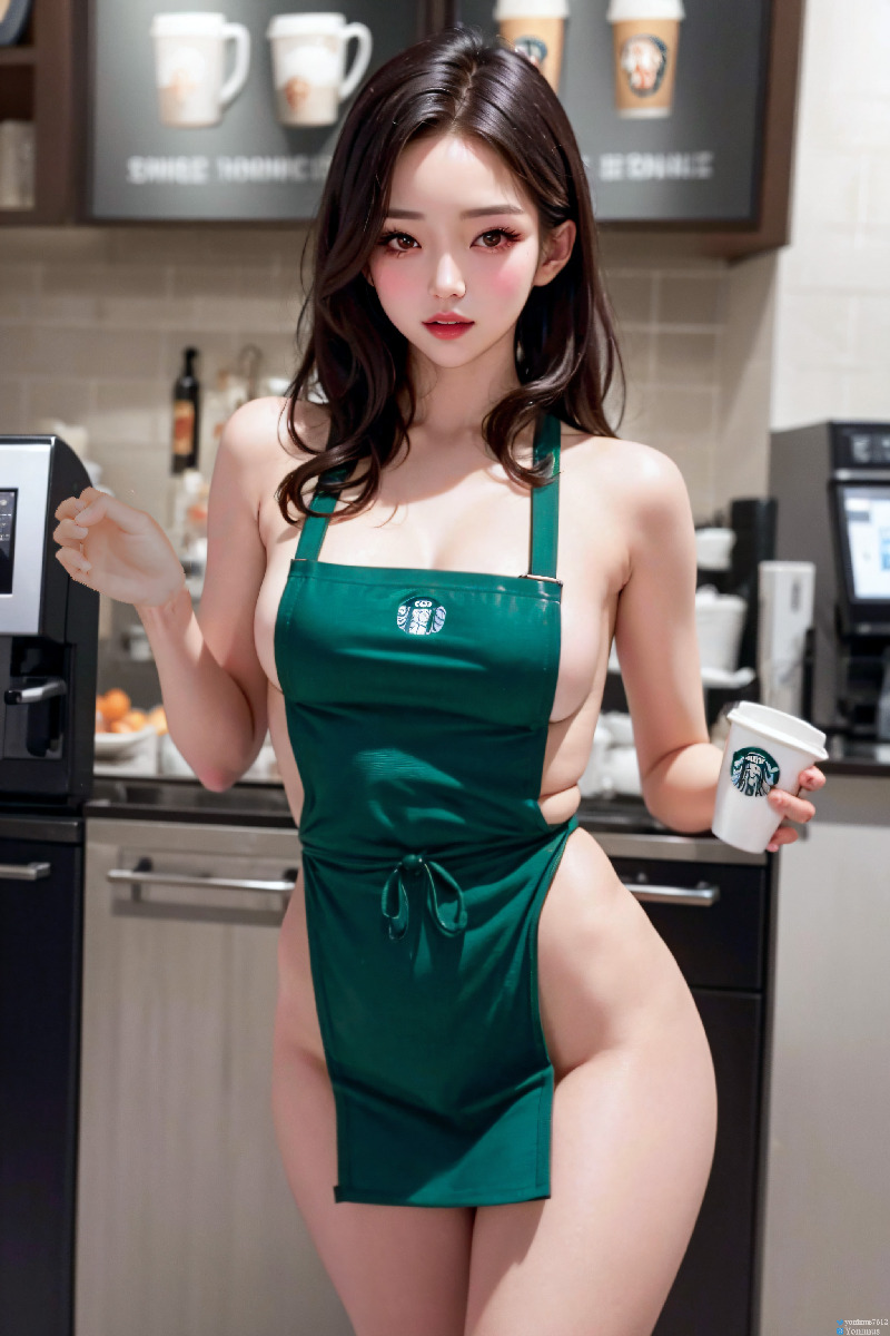 She makes coffee