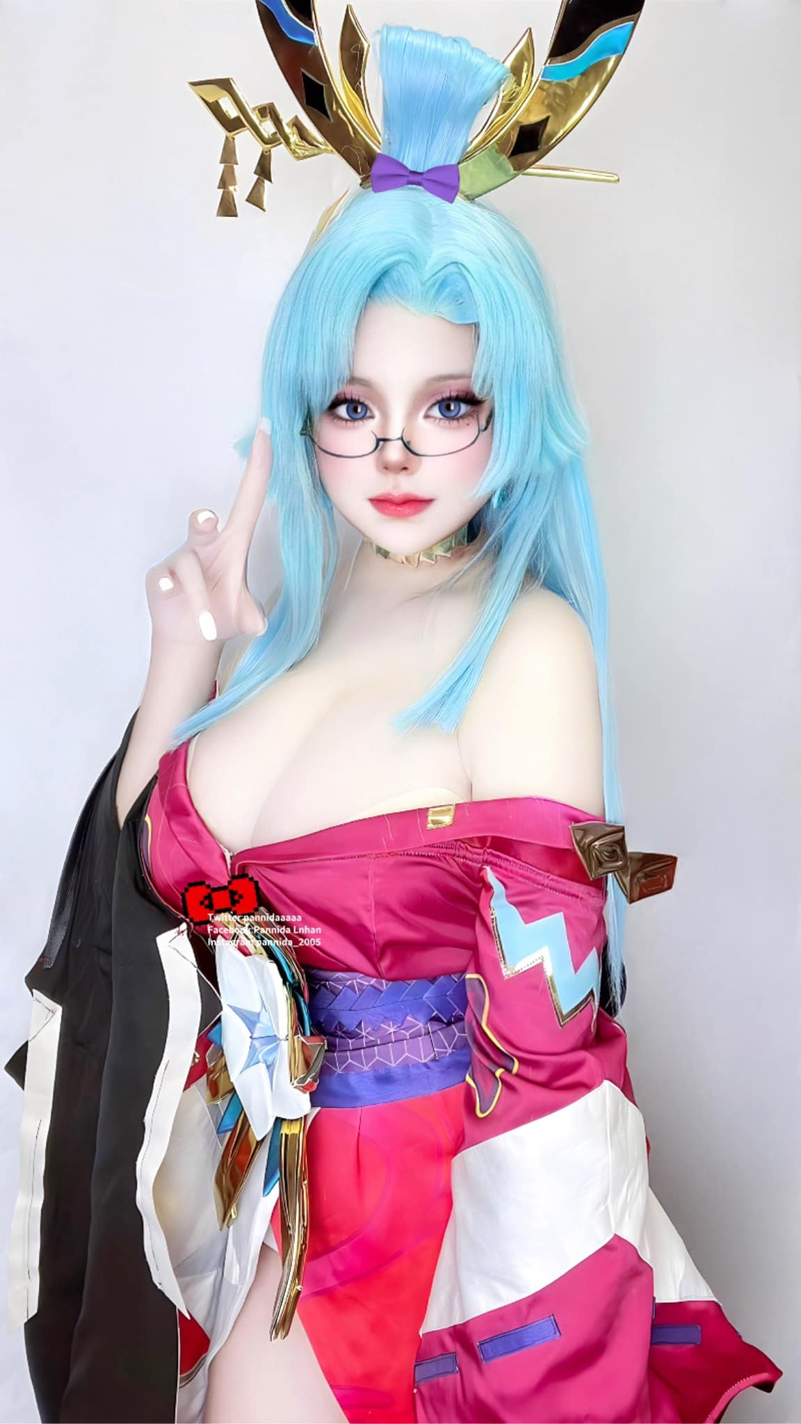 Arena of Valor Cosplay veres Sakura Fubuki - COSPLAY -