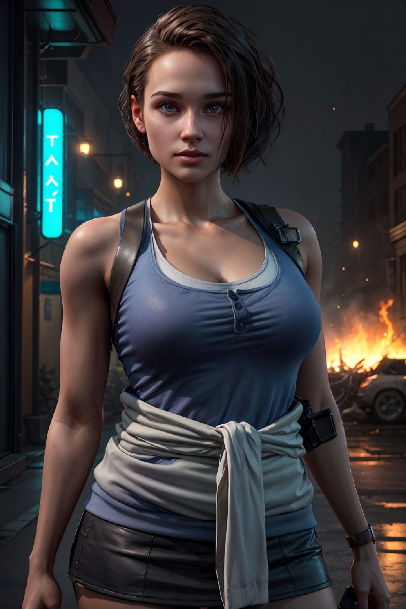 First Attempt At Trying A Resident Evil Girl