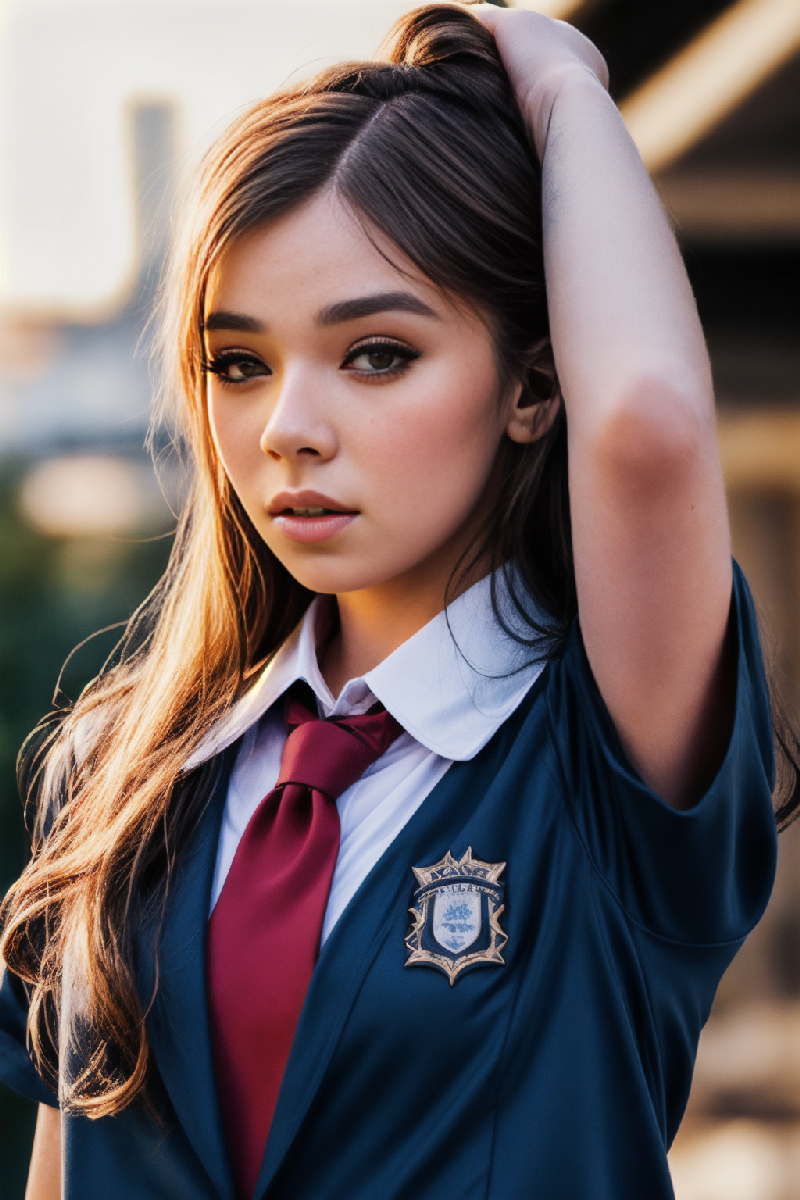 Hailee Enjoys The Night Life