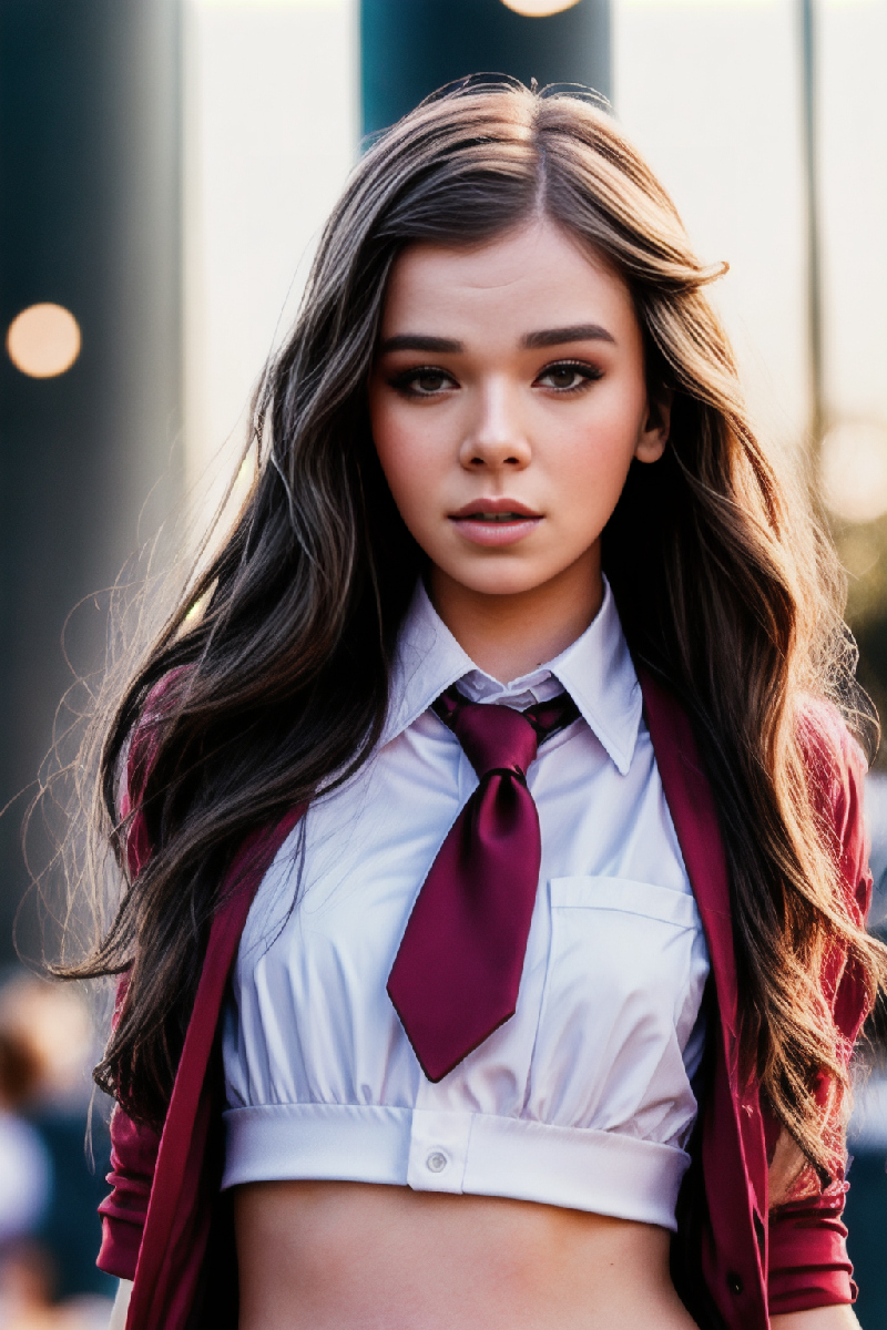 Hailee Enjoys The Night Life