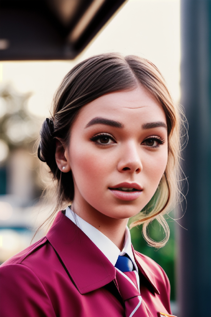 Hailee Enjoys The Night Life