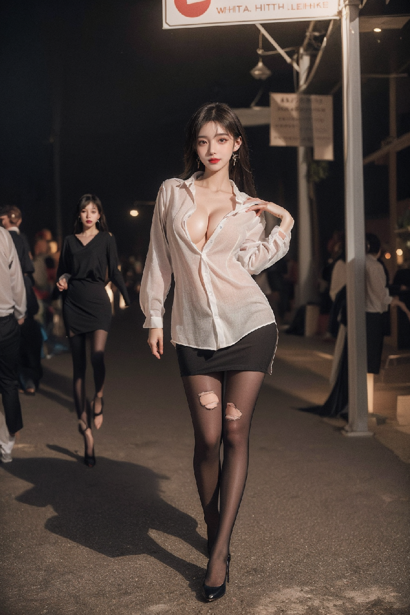 Torn Pantyhose