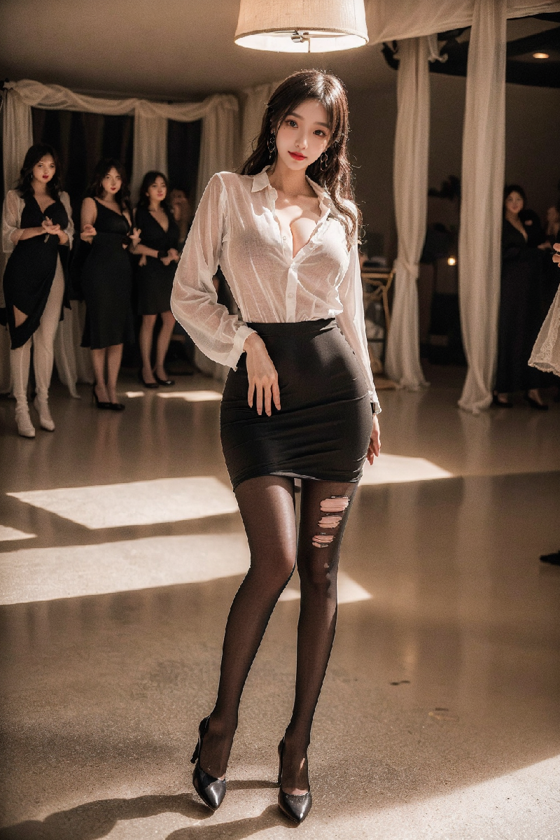 Torn Pantyhose