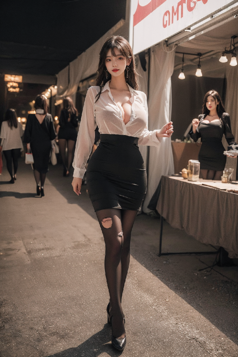 Torn Pantyhose