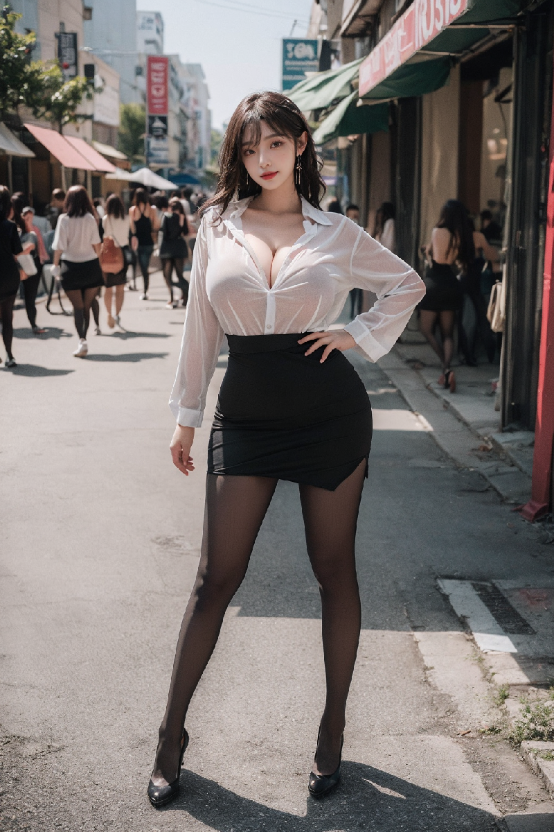 Torn Pantyhose