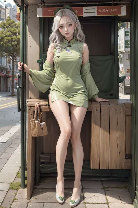 coloful qipao