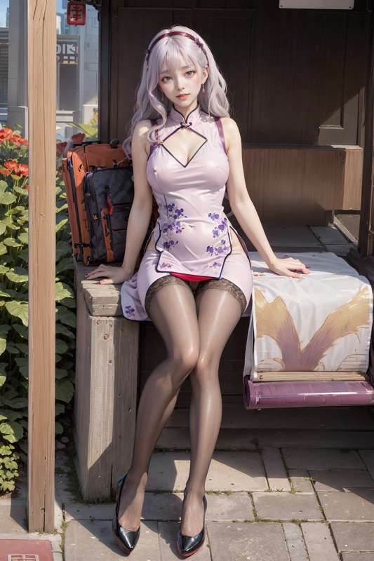 coloful qipao