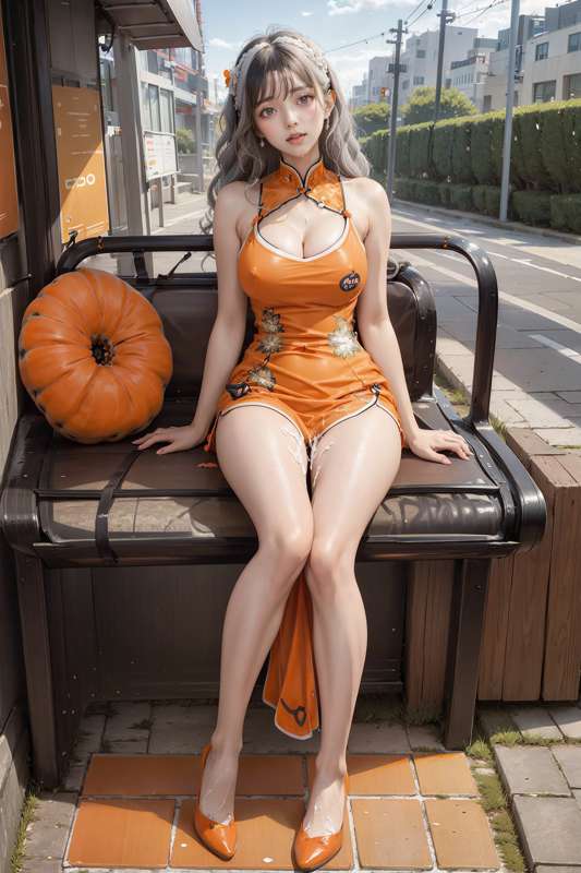 coloful qipao
