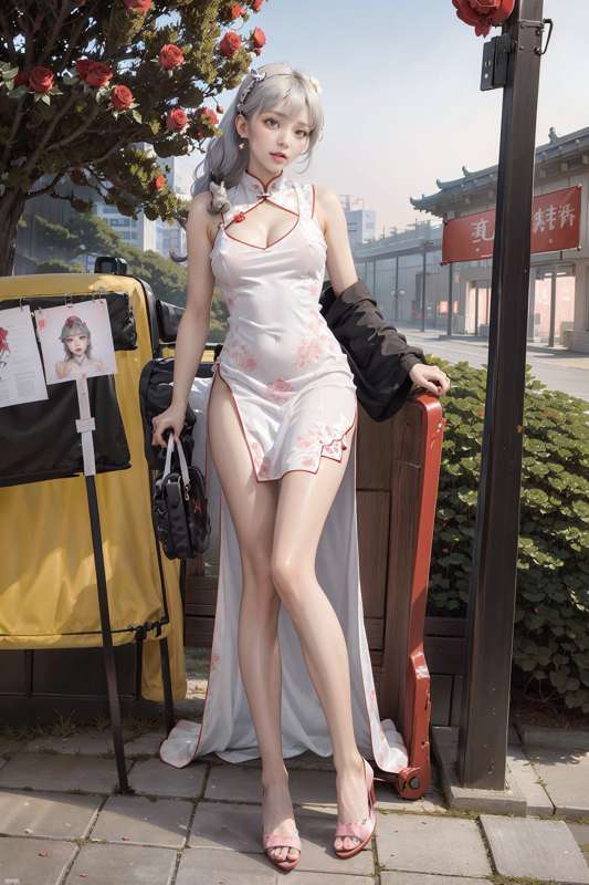 coloful qipao