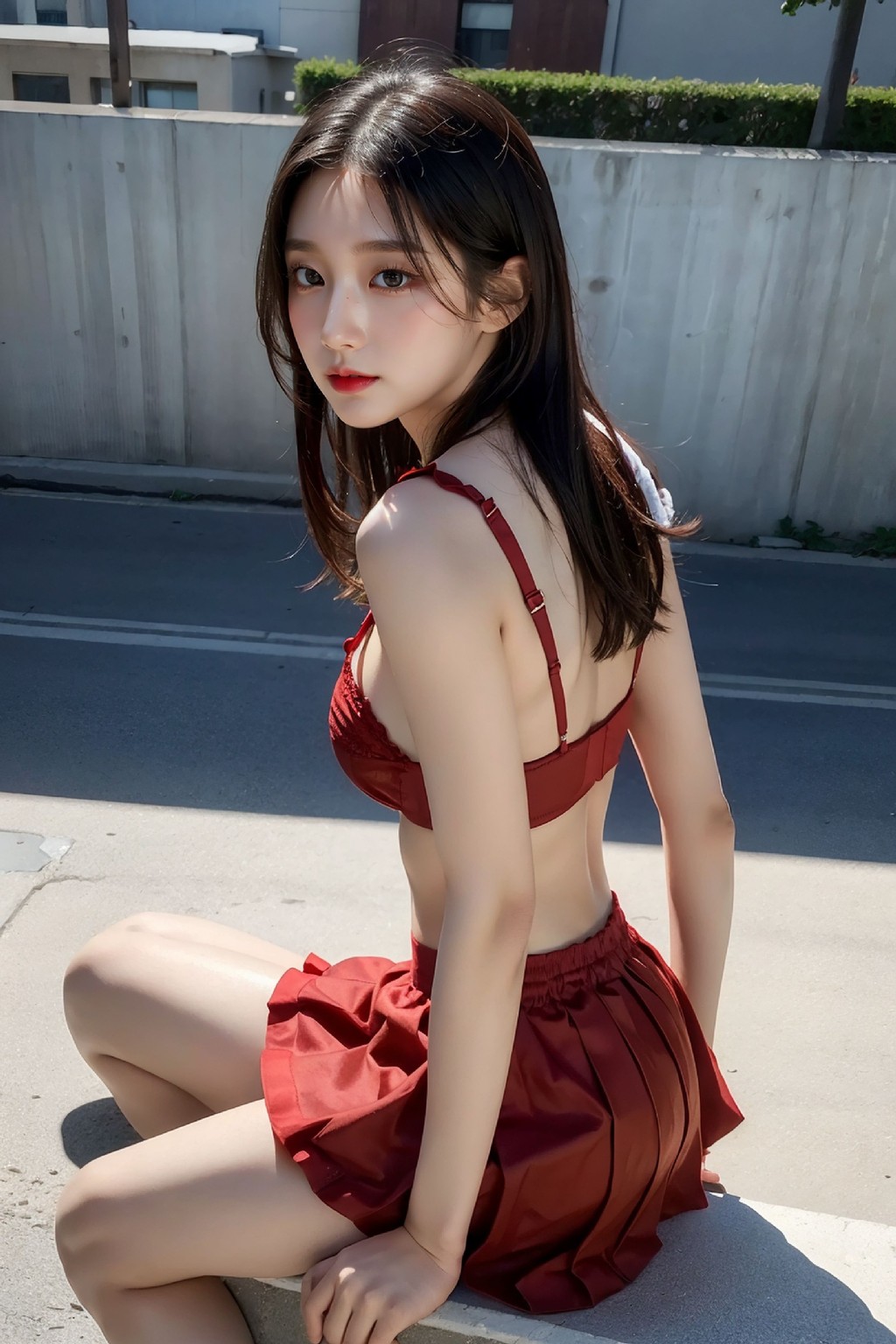 Red Skirt