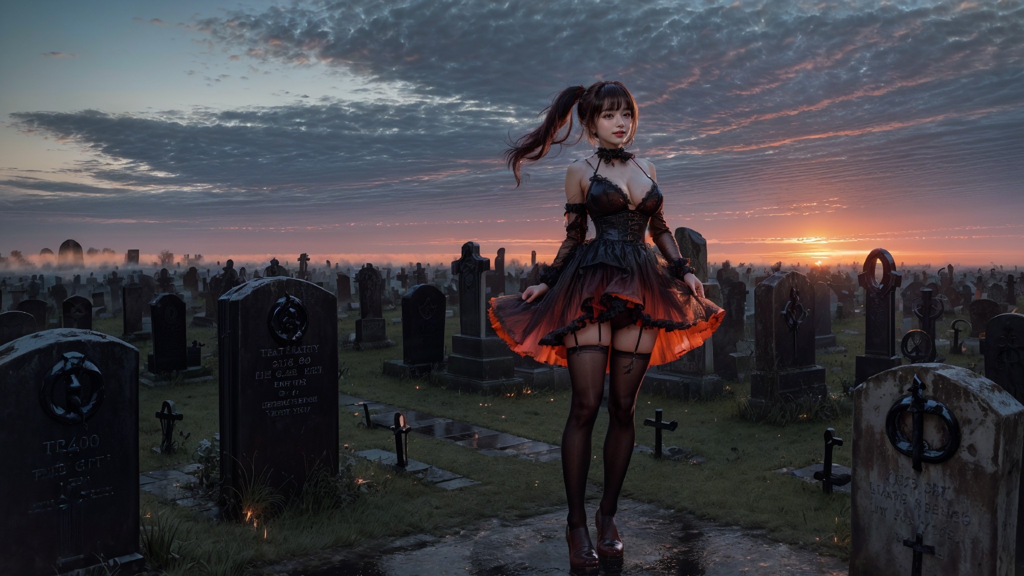 Cemetery Goth Costume