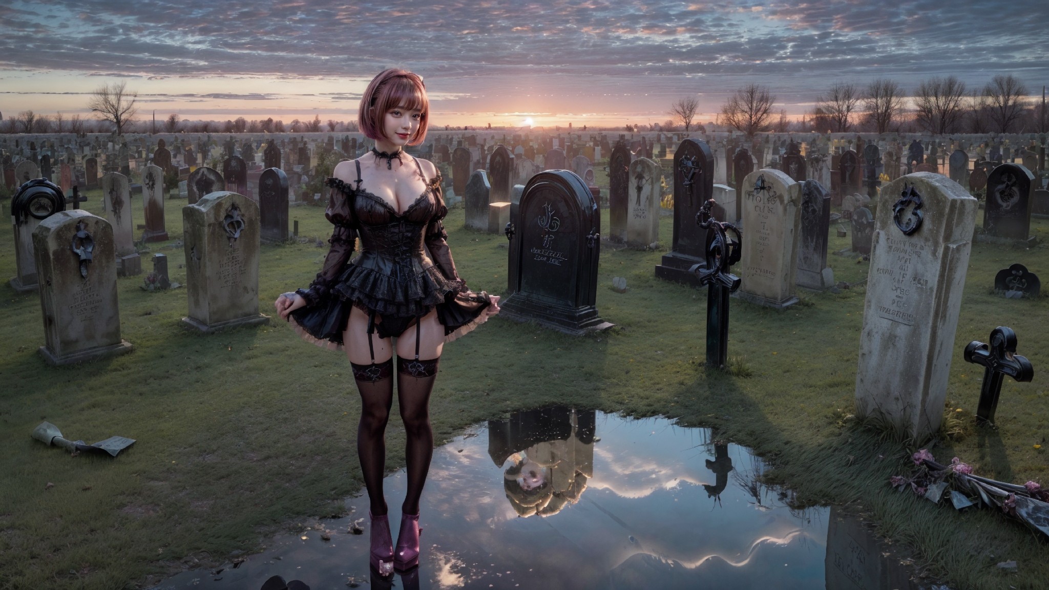 Cemetery Goth Costume