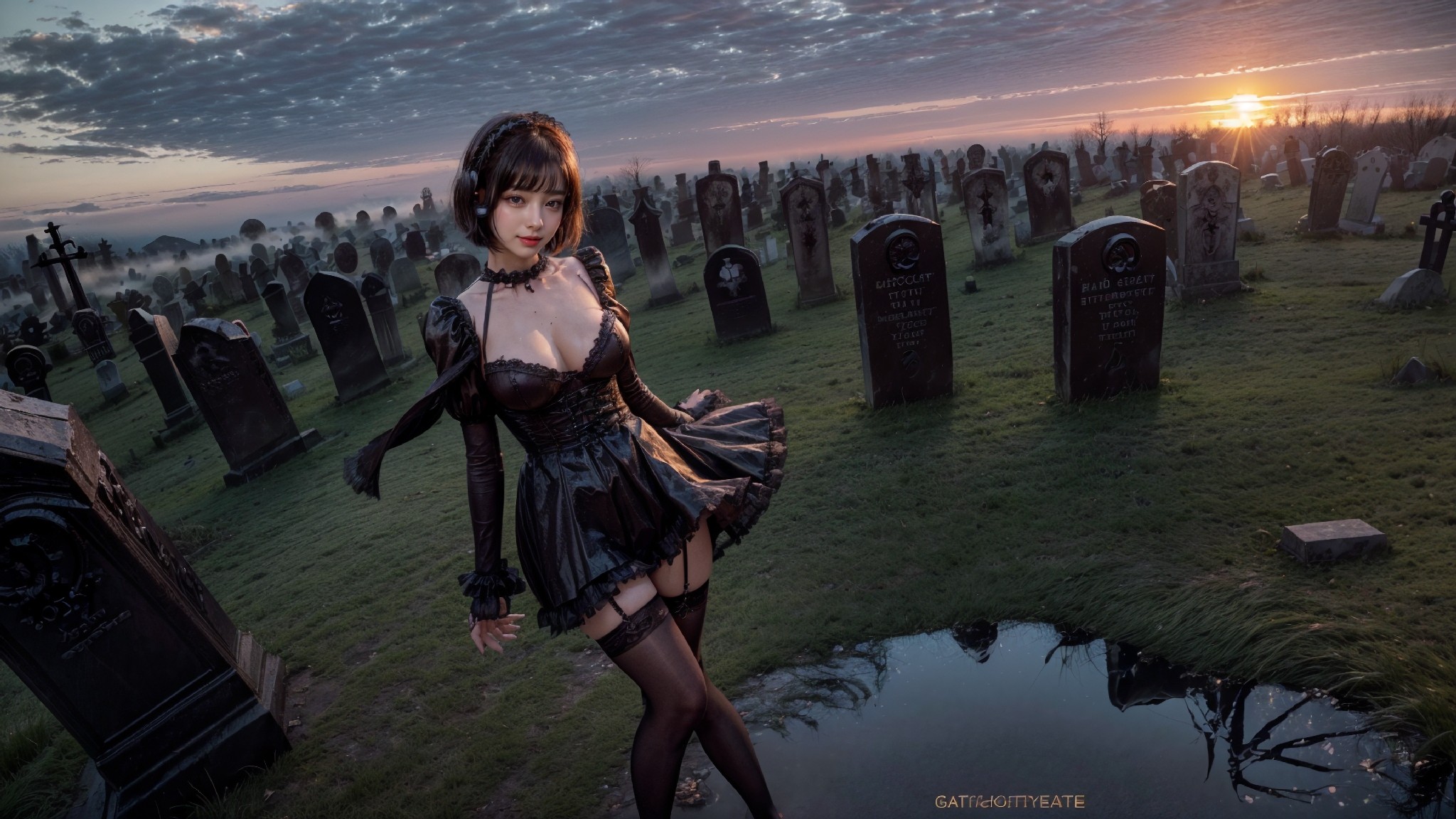 Cemetery Goth Costume