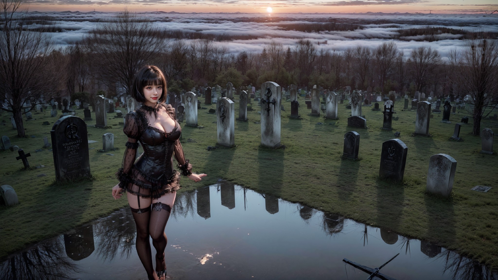 Cemetery Goth Costume