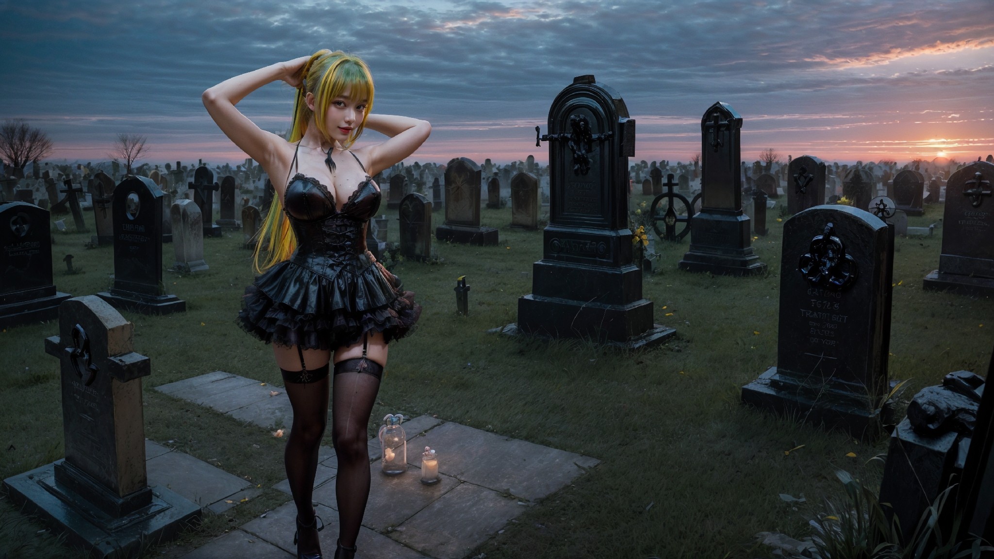 Cemetery Goth Costume