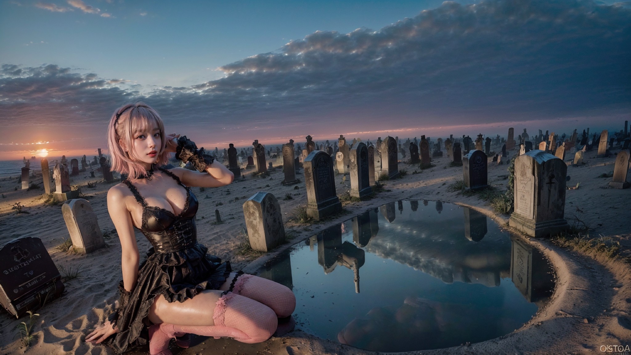 Cemetery Goth Costume