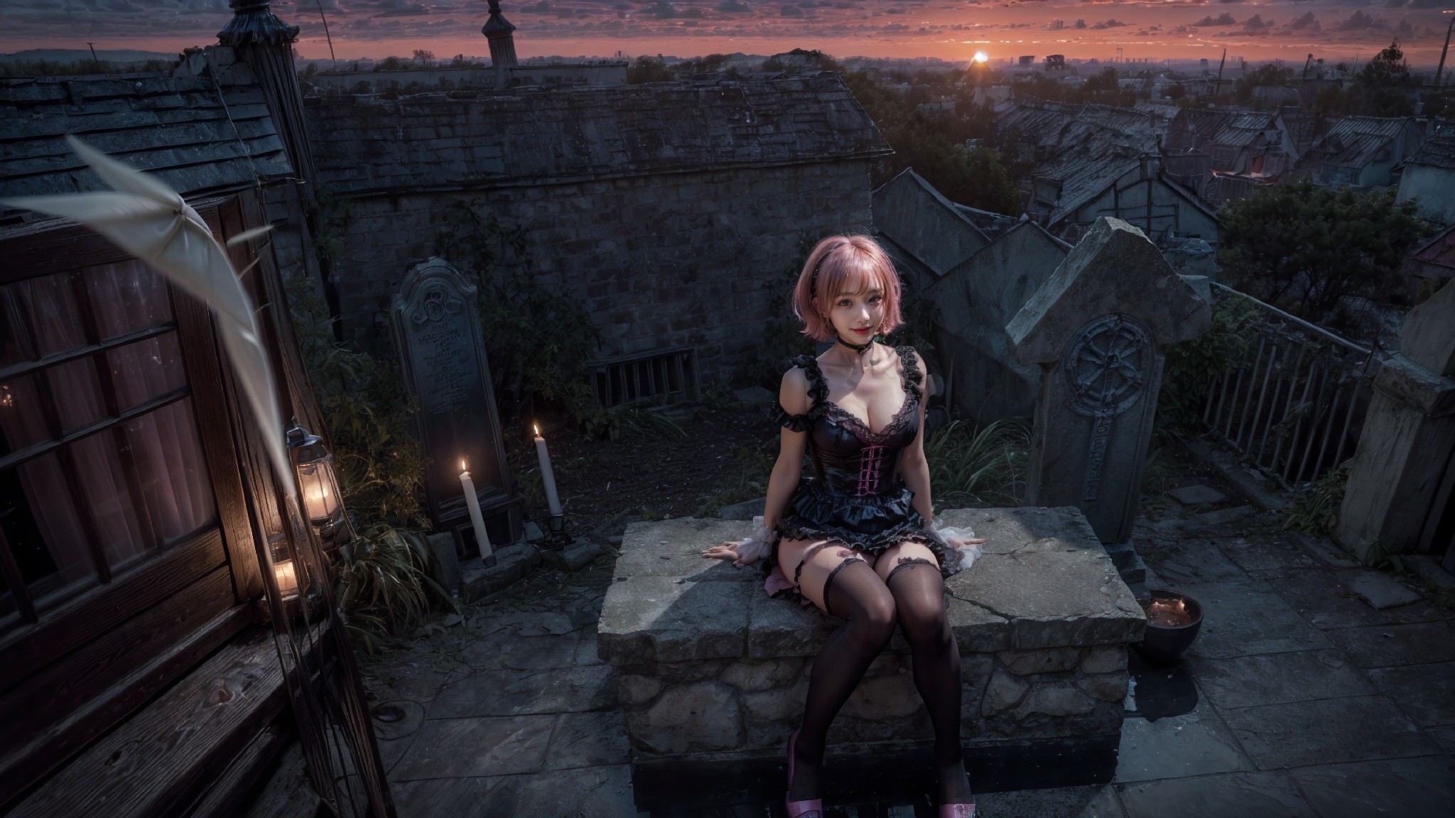 Cemetery Goth Costume