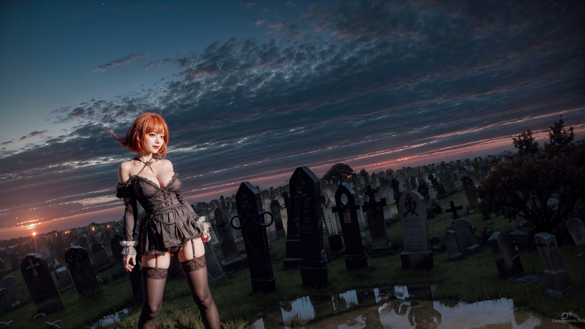 Cemetery Goth Costume