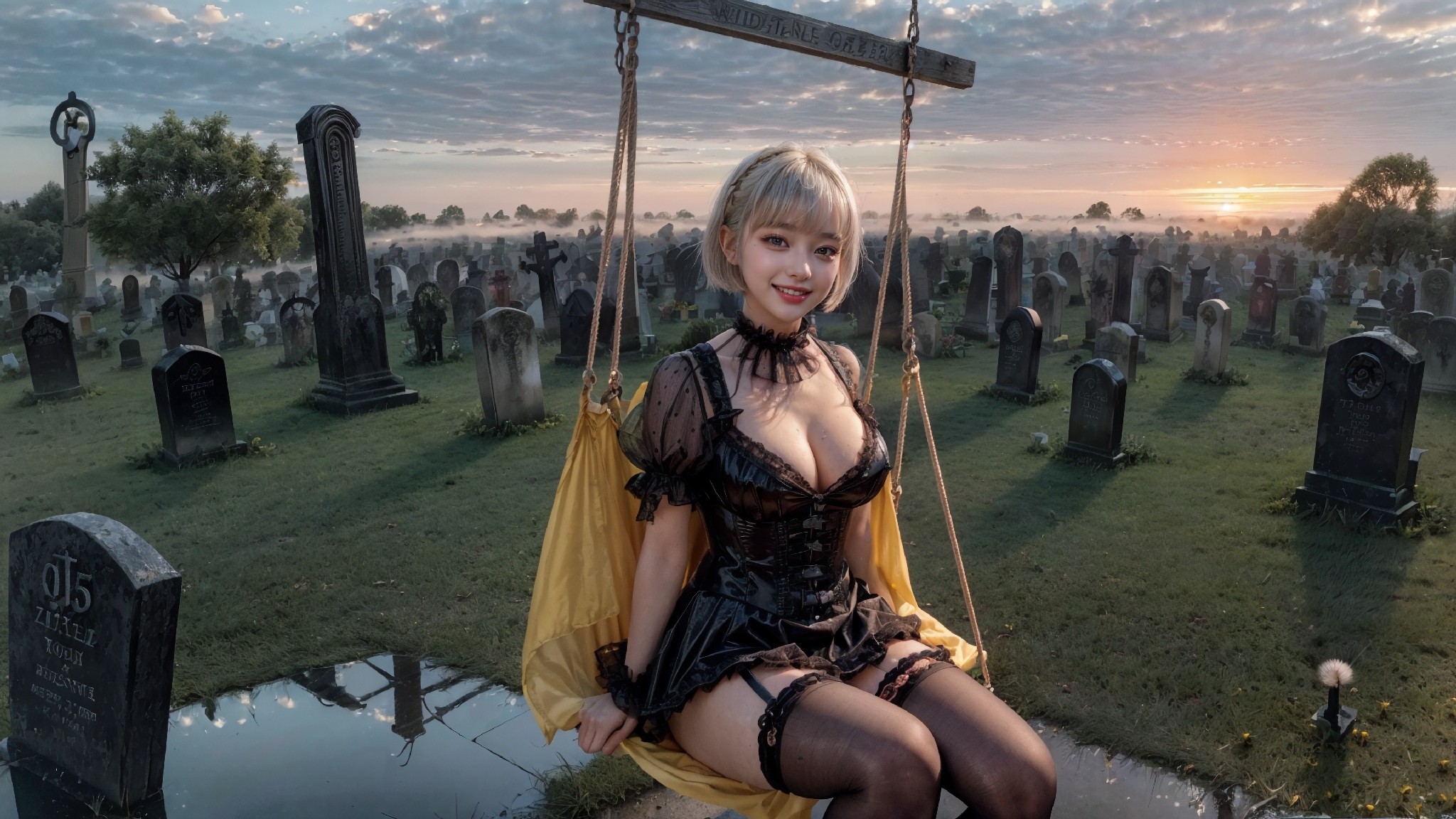 Cemetery Goth Costume